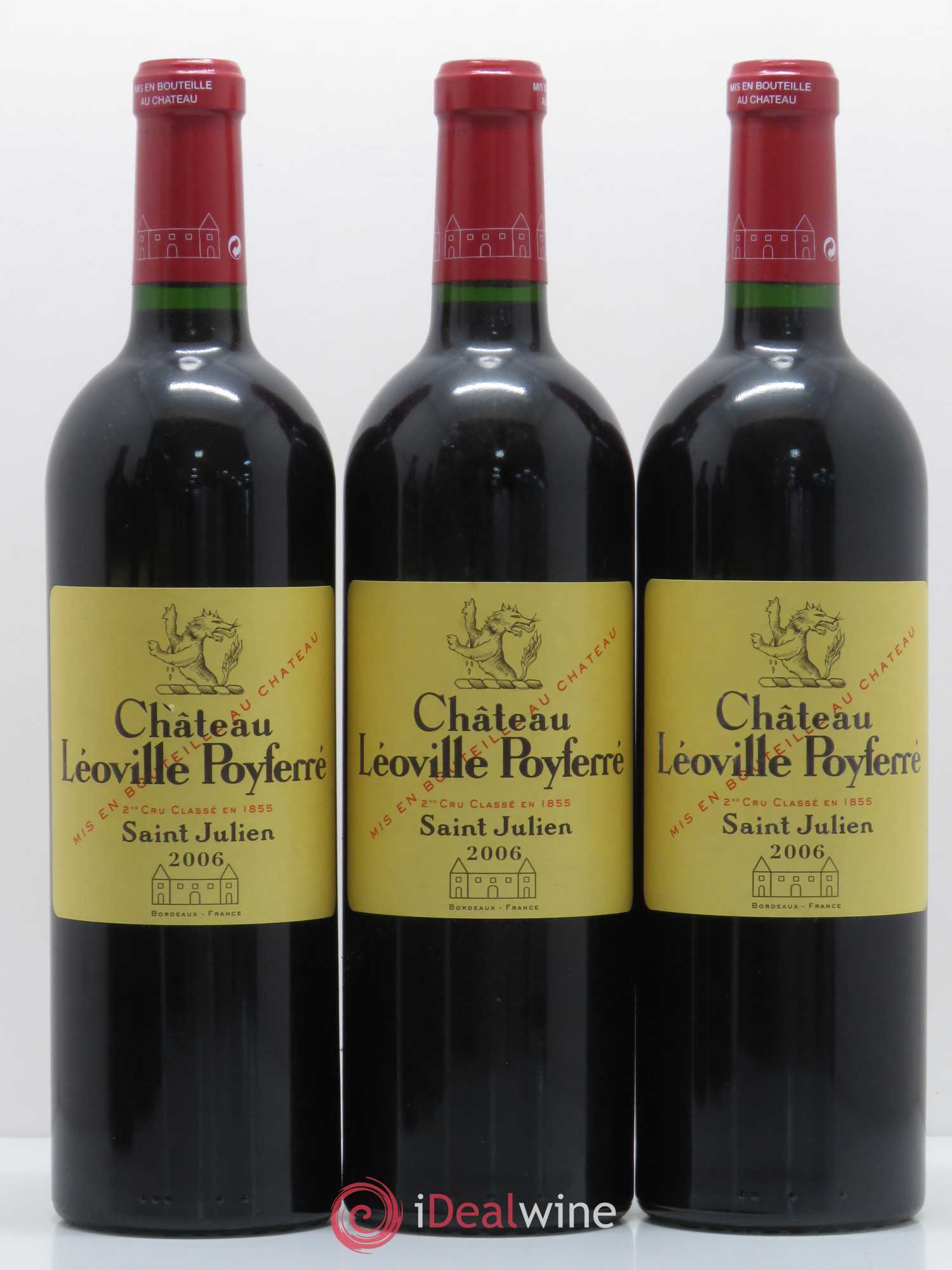 Château Léoville Poyferré 2ème Grand Cru Classé 2006 - Lot de 6 bouteilles - 2