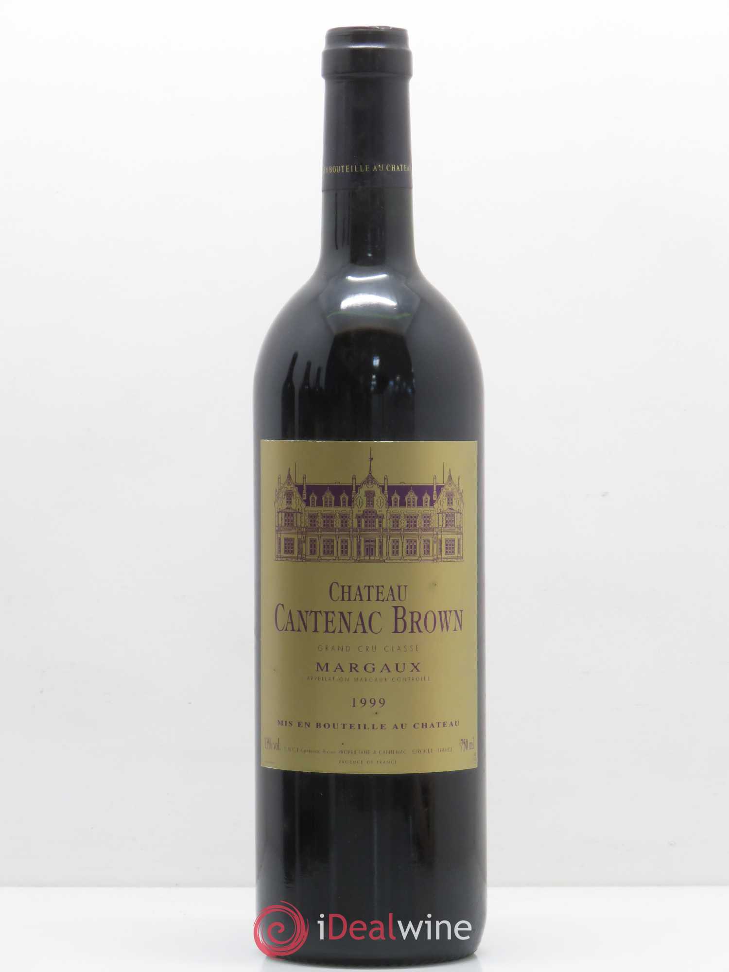Château Cantenac Brown 3ème Grand Cru Classé 1999 - Lot de 1 bouteille - 0