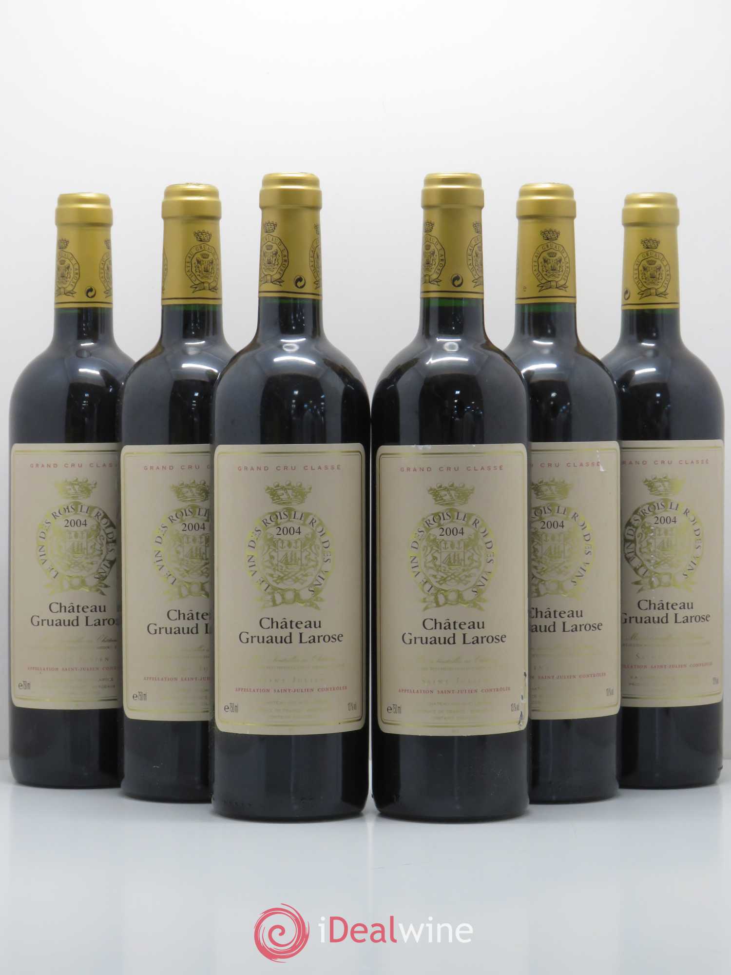 Château Gruaud Larose 2ème Grand Cru Classé 2004 - Lot de 6 bouteilles - 0