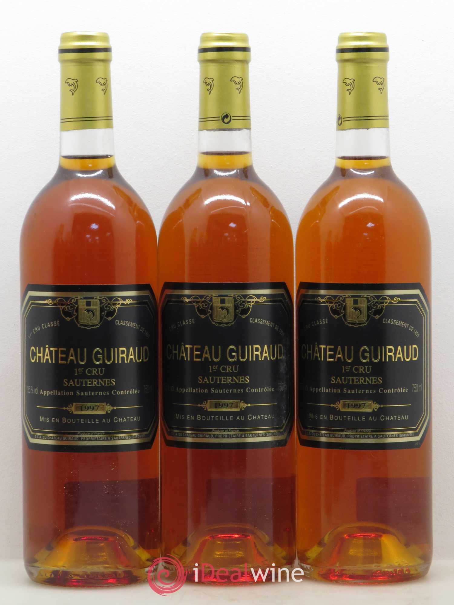 Château Guiraud 1er Grand Cru Classé 1997 - Lotto di 6 bottiglie - 1