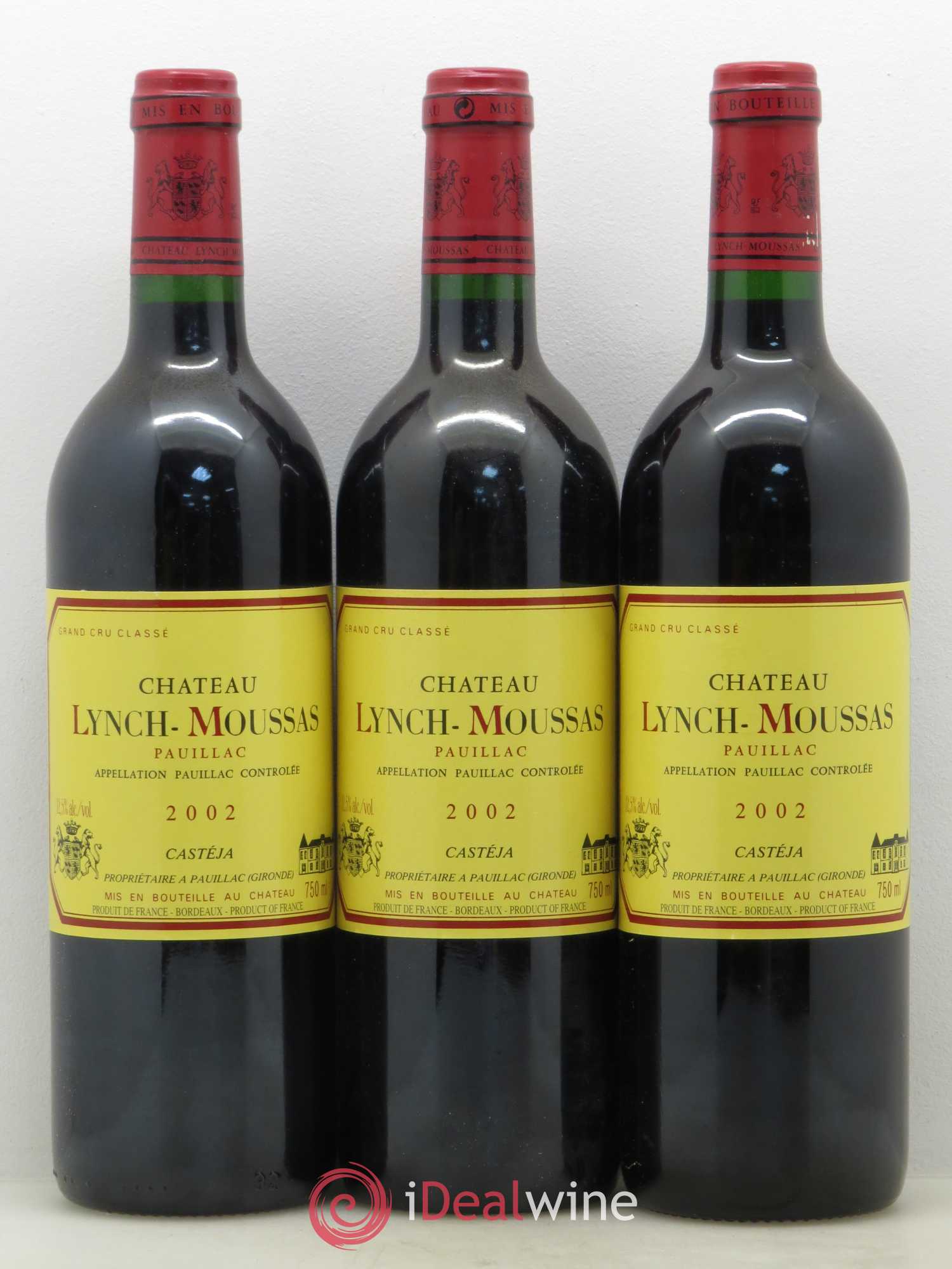 Château Lynch Moussas 5ème Grand Cru Classé 2002 - Lot de 6 bouteilles - 2