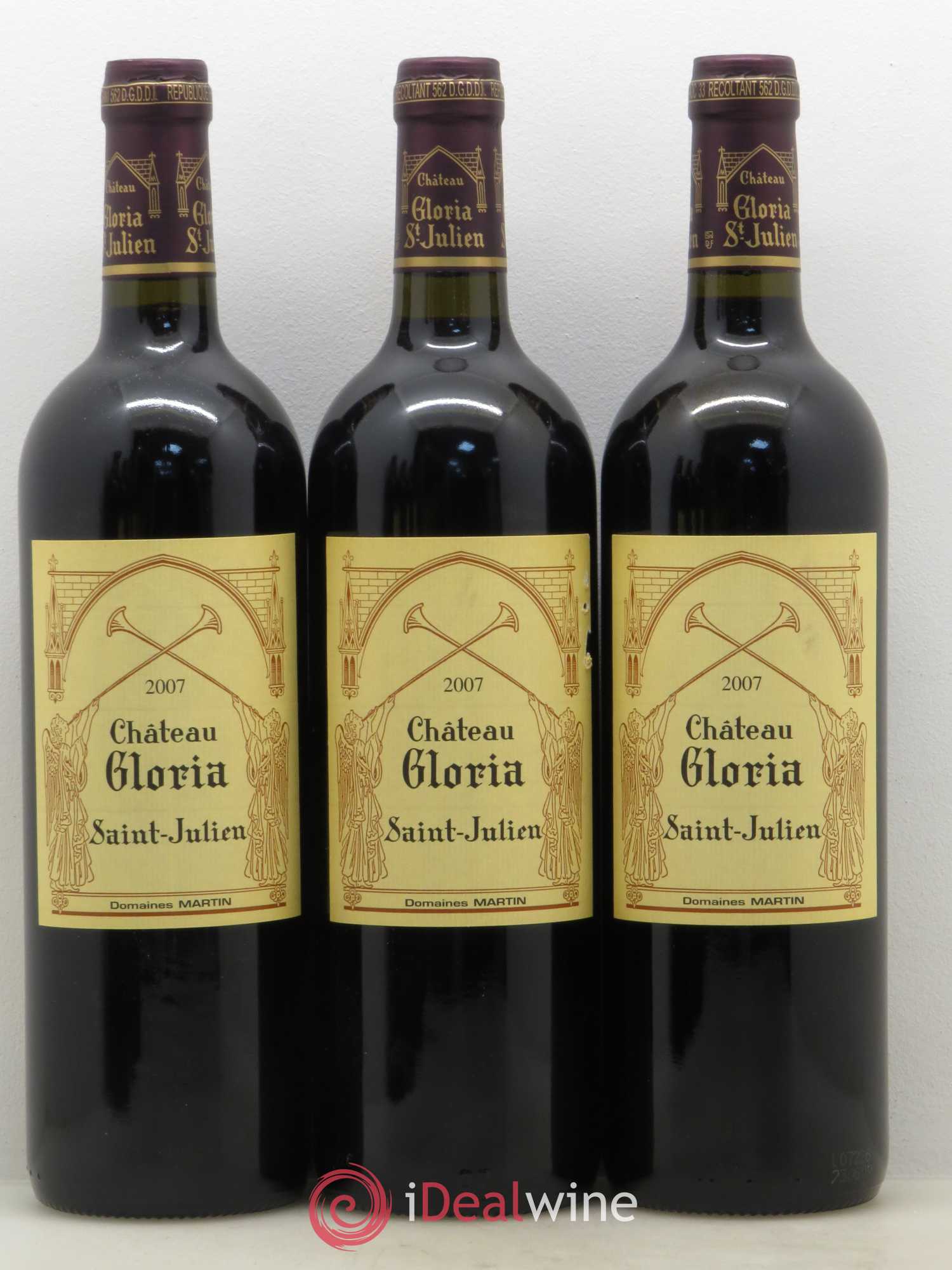 Château Gloria 2007 - Lot de 6 bouteilles - 1