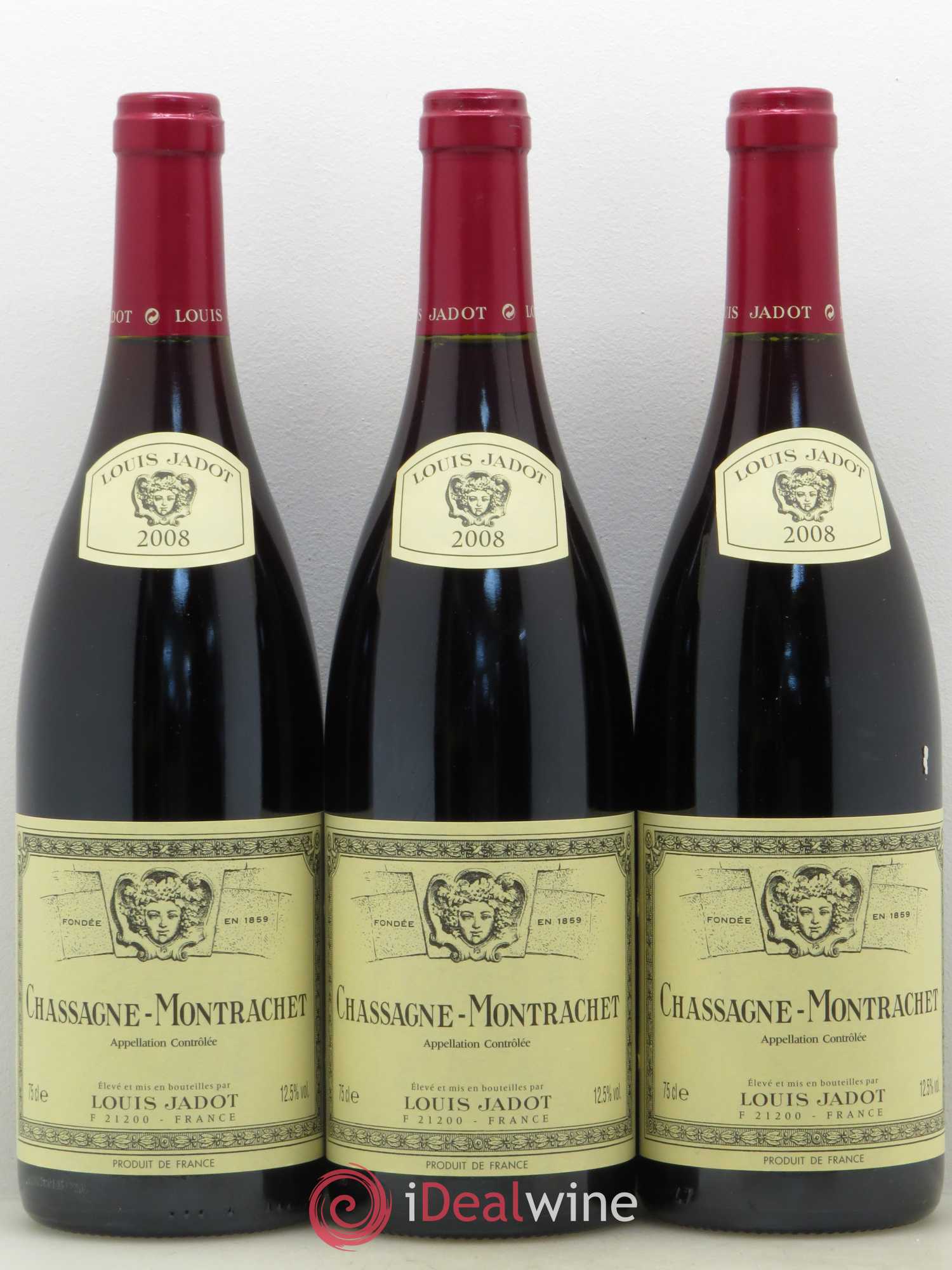 Chassagne-Montrachet Maison Louis Jadot 2008 - Lot de 3 bouteilles - 0