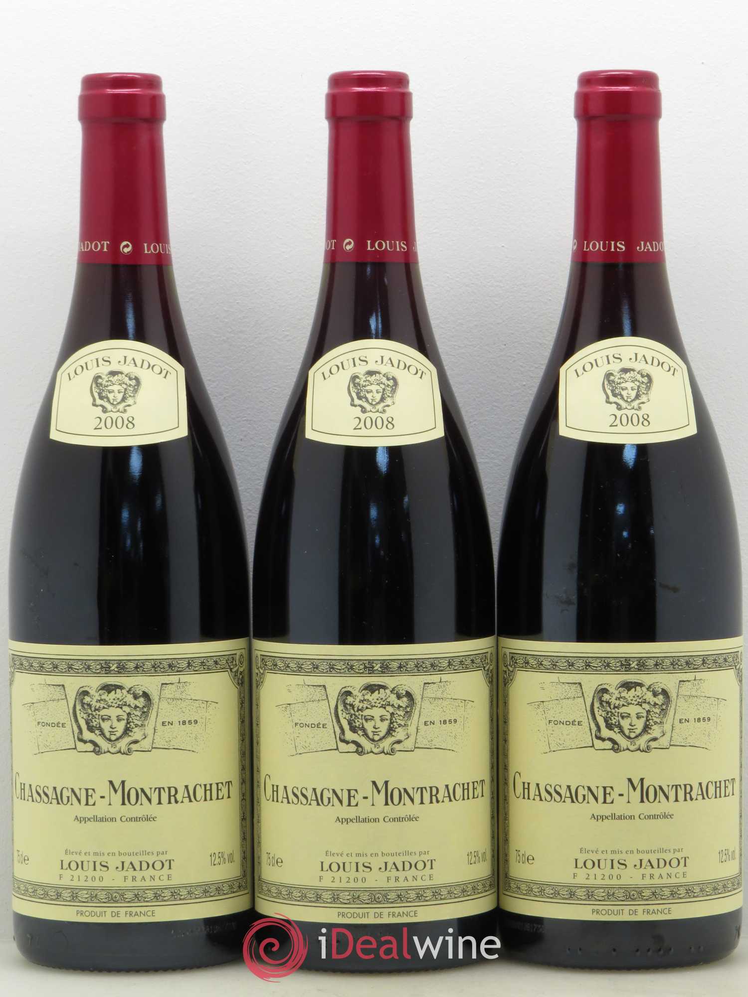 Chassagne-Montrachet Maison Louis Jadot 2008 - Lot de 3 bouteilles - 0