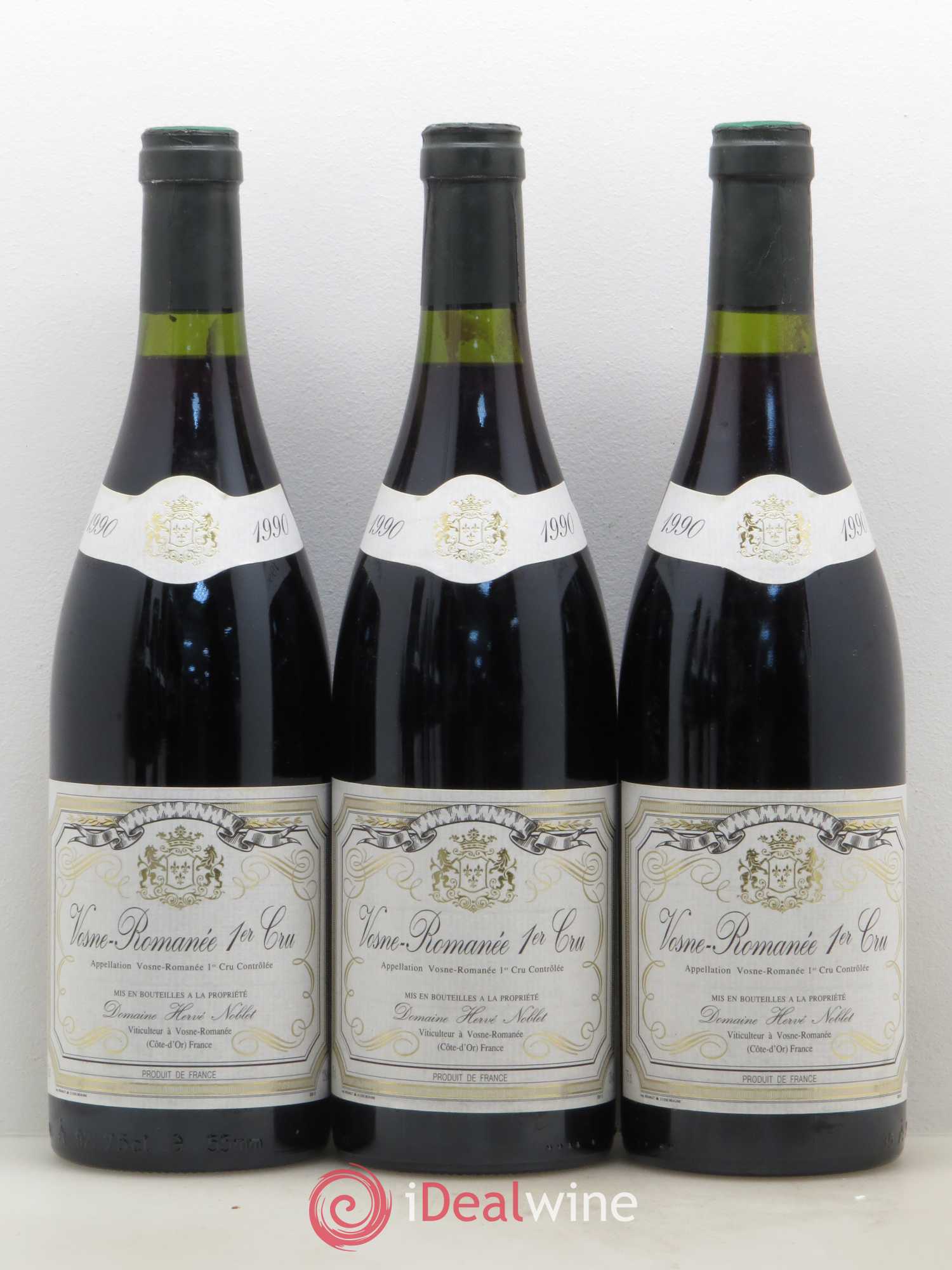 Vosne-Romanée 1er Cru Domaine Noblet 1990 - Lot de 6 bouteilles - 1