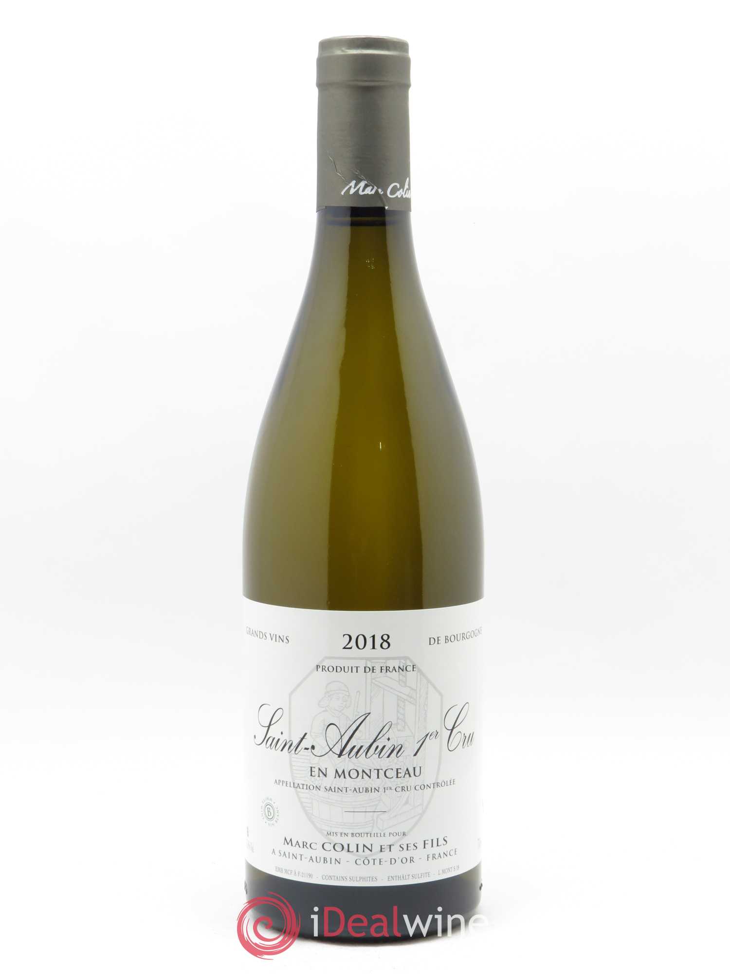 Saint-Aubin 1er Cru En Montceau Marc Colin & Fils 2018 - Lot de 1 bouteille - 0