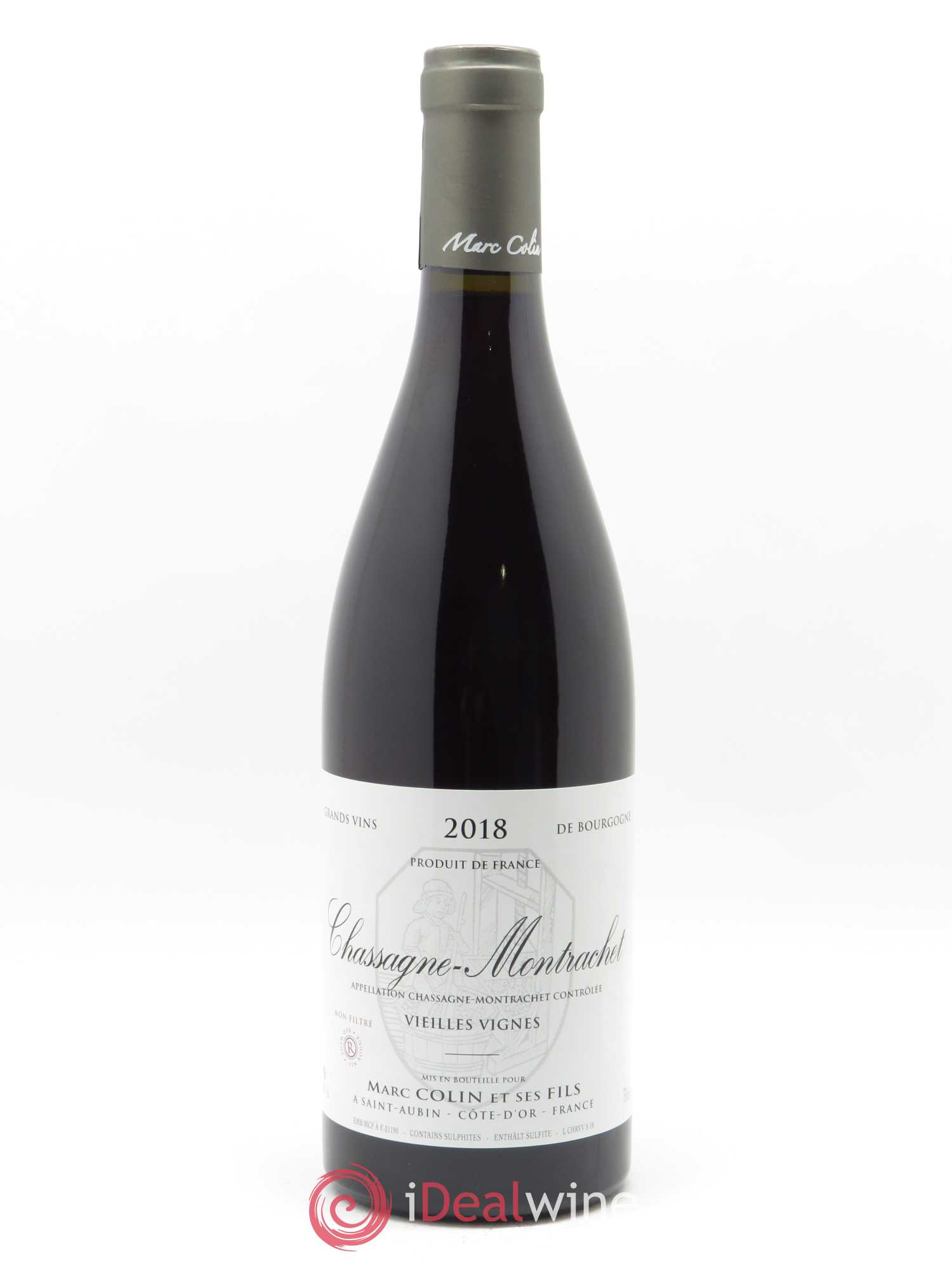 Chassagne-Montrachet Vieilles Vignes Marc Colin & Fils 2018 - Lot de 1 bouteille - 0