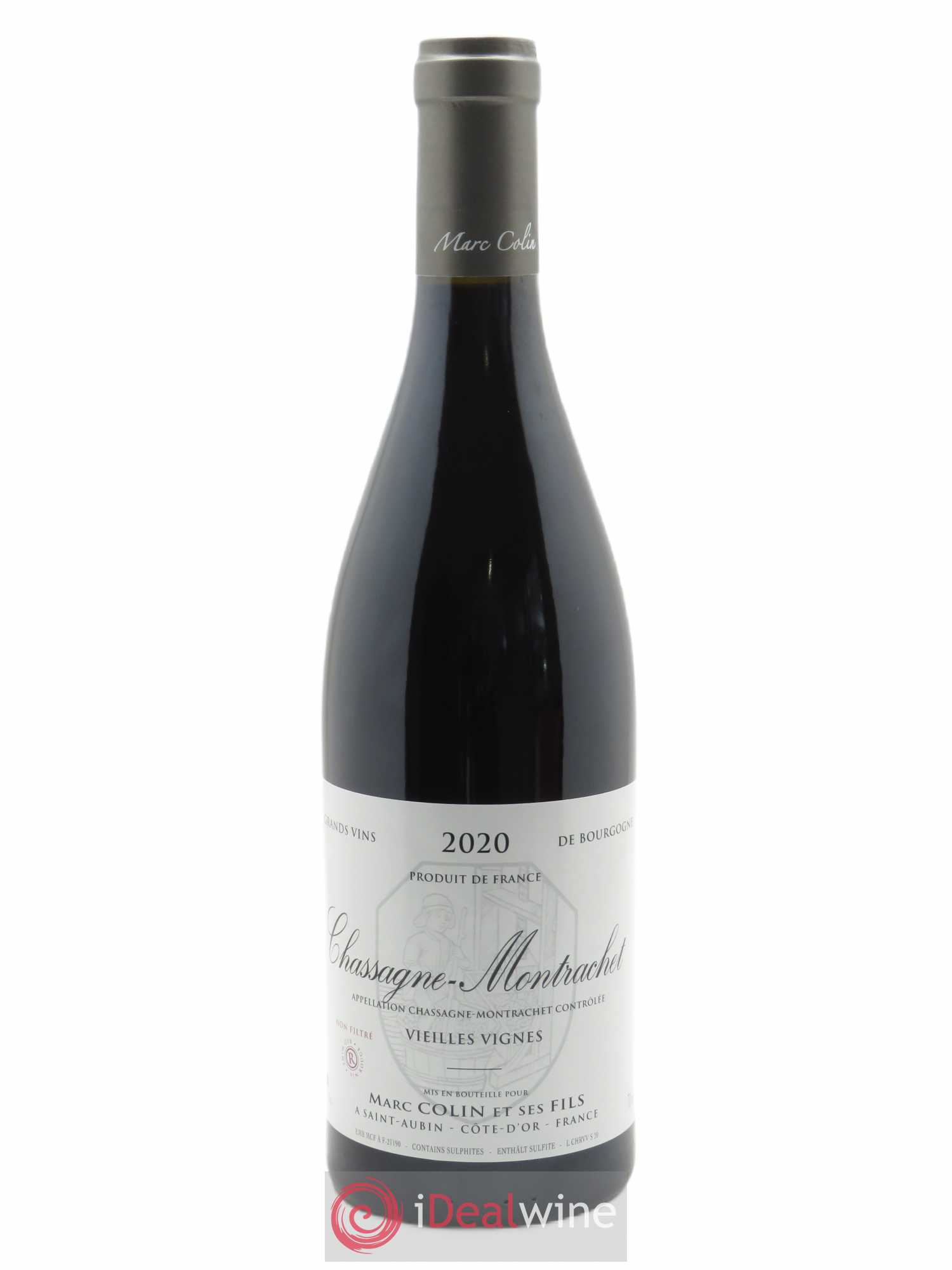 Chassagne-Montrachet Vieilles Vignes Marc Colin & Fils 2020 - Lot de 1 bouteille - 0