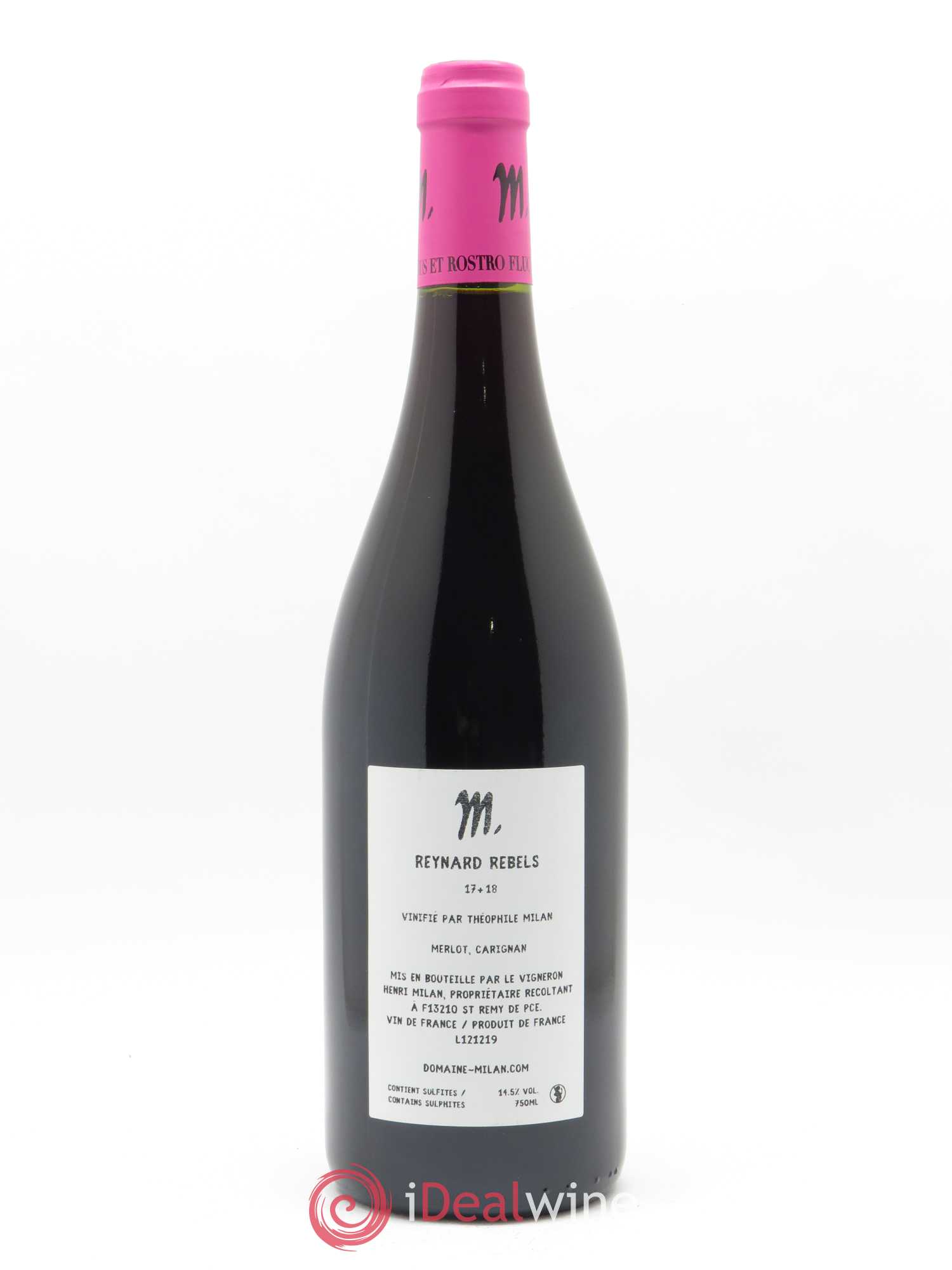Vin de France Reynard Rebels Henri Milan - Lot of 1 bottle - 1