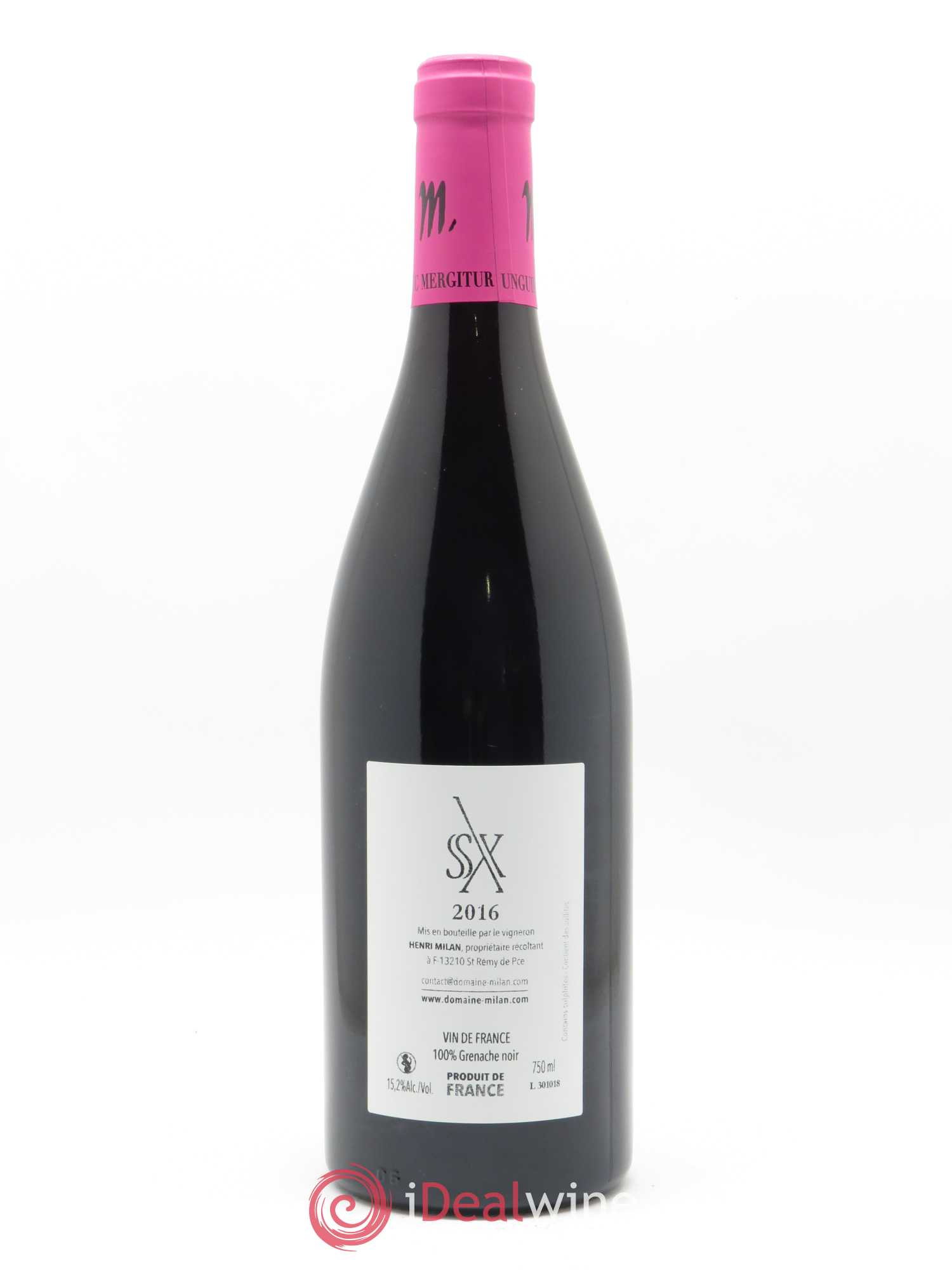 Vin de France S & X Henri Milan 2016 - Lot of 1 bottle - 1
