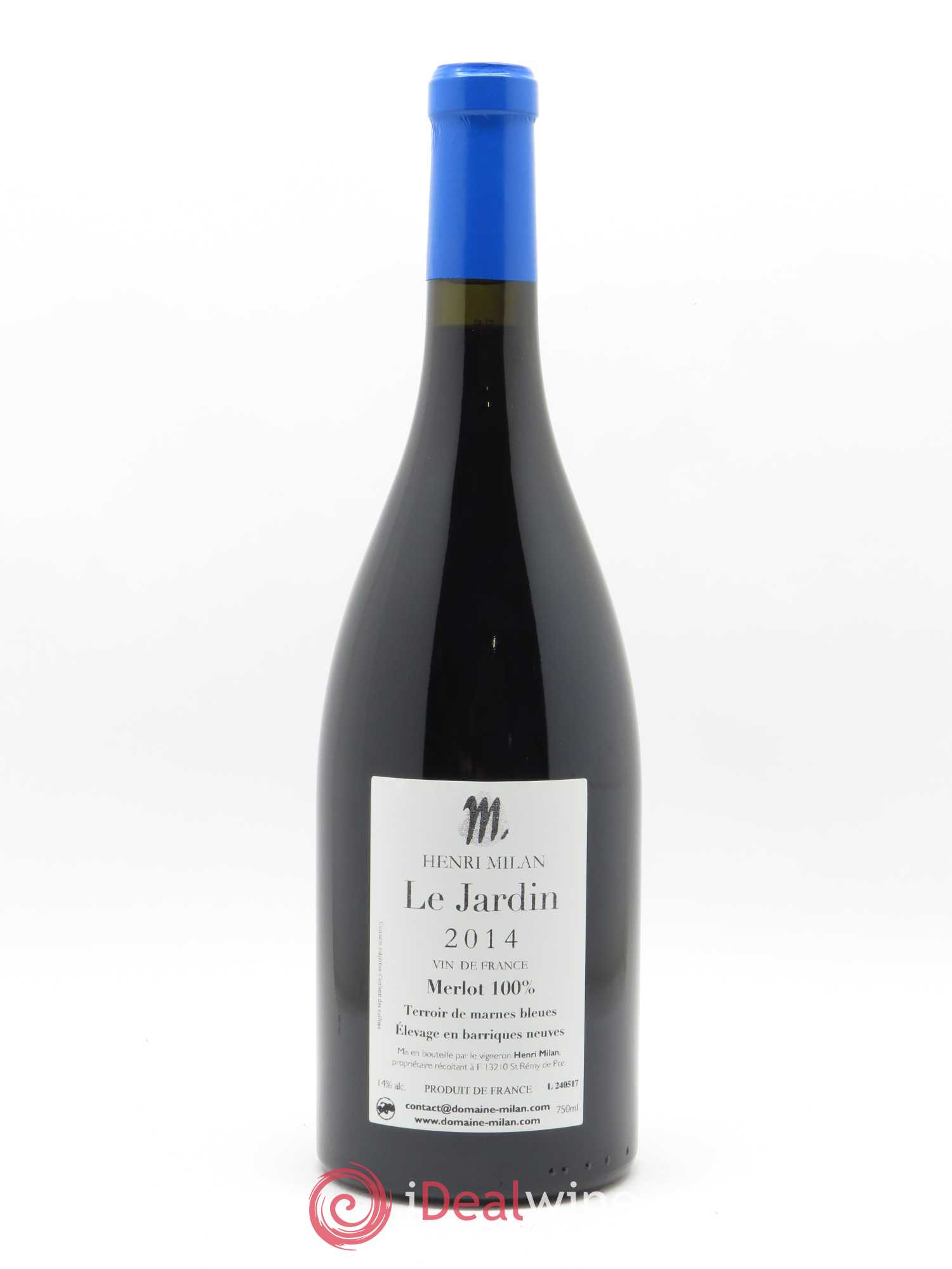 Vin de France Le Jardin Henri Milan 2014 - Lot de 1 bouteille - 1