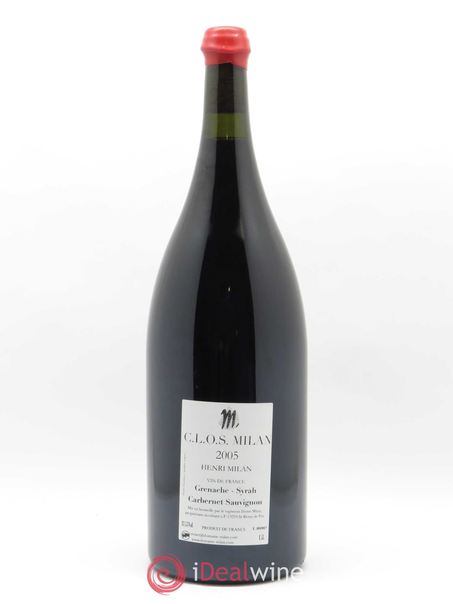 Vin de France Clos Milan Henri Milan 2005 - Lot de 1 magnum - 1