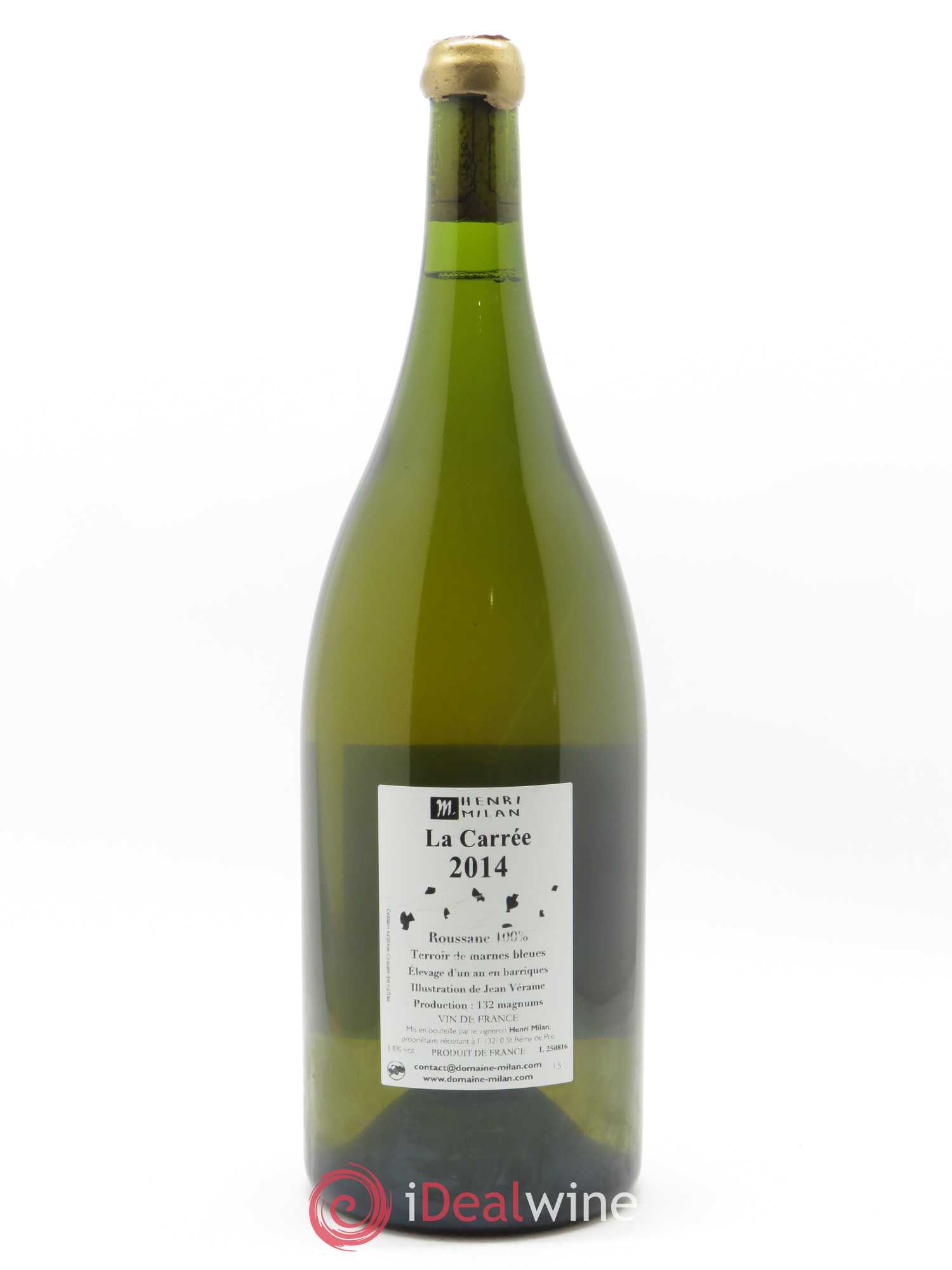 Vin de France La Carrée Henri Milan 2014 - Lot de 1 magnum - 1