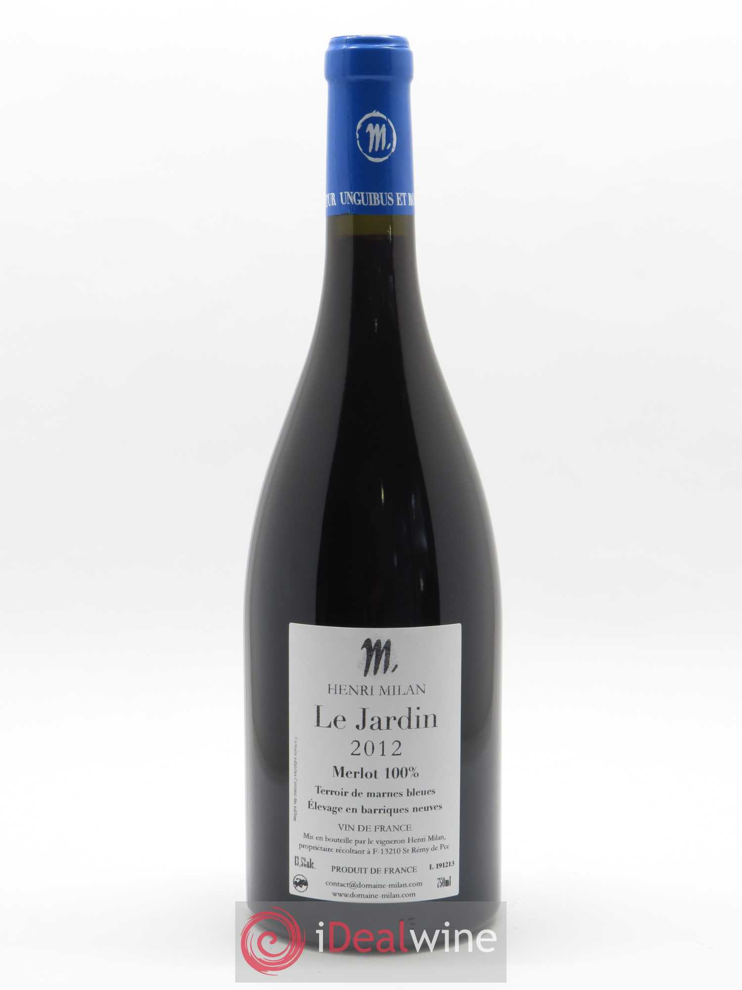 Vin de France Le Jardin Henri Milan 2012 - Lot of 1 bottle - 1