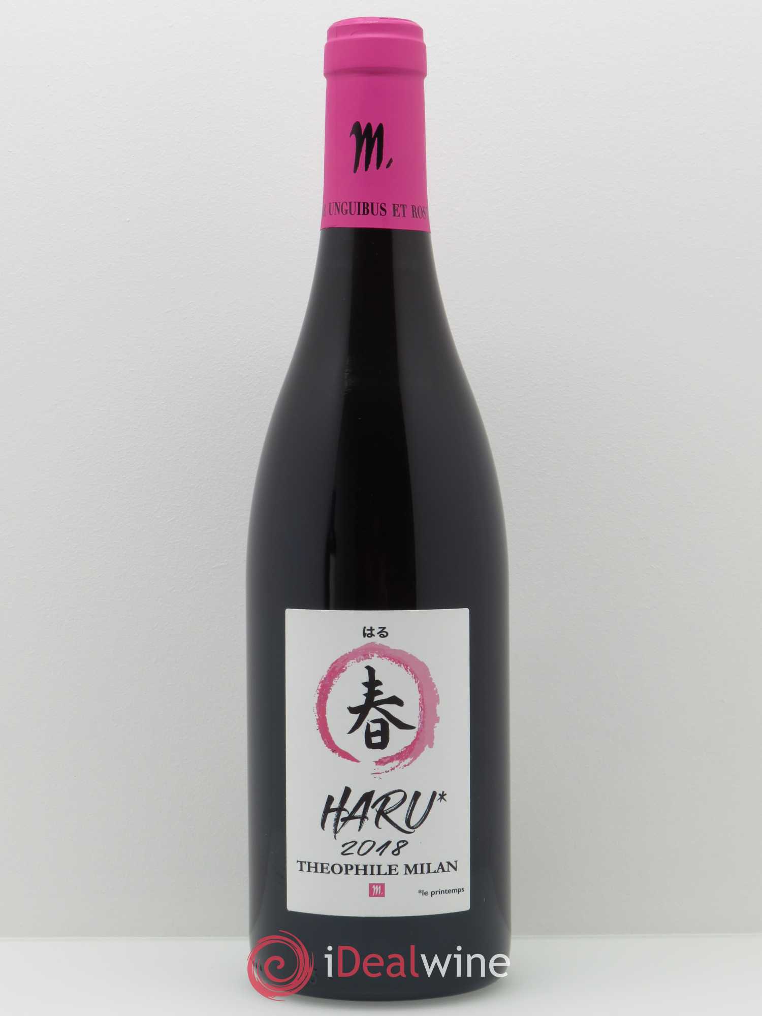 Vin de France Théophile Milan Haru Henri Milan 2018 - Lot de 1 bouteille - 0