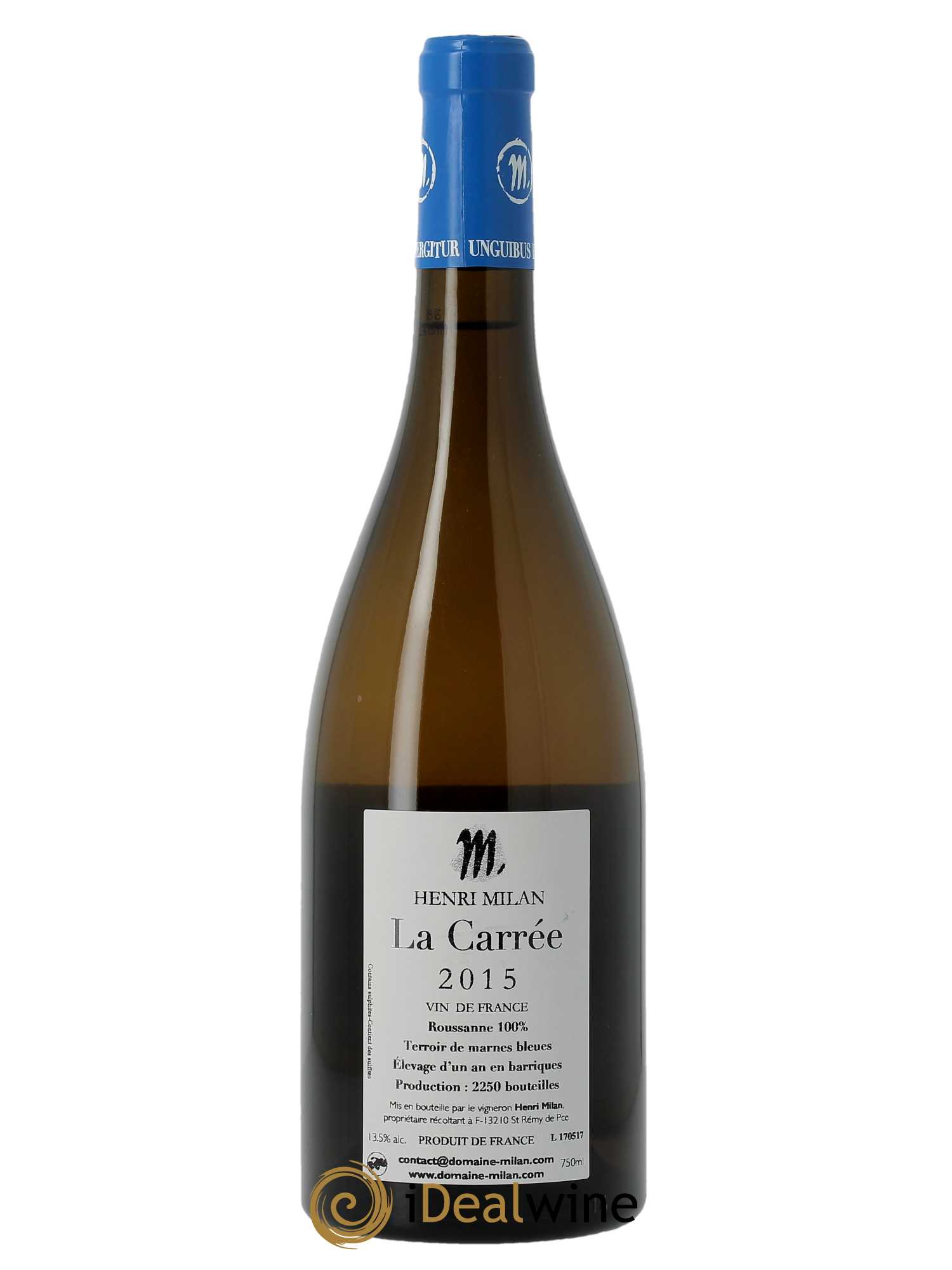 Vin de France La Carrée Henri Milan 2015 - Lot of 1 bottle - 1