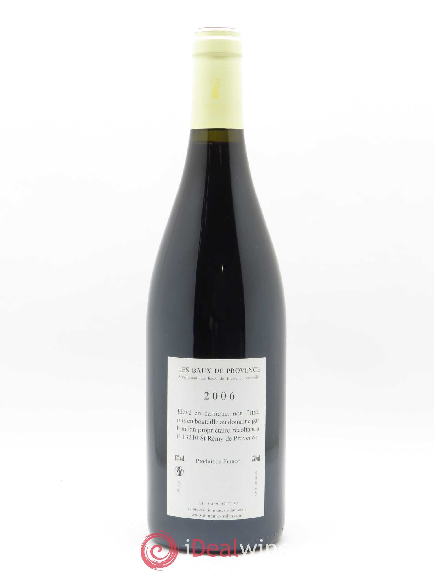 Baux de Provence Clos Milan Henri Milan 2006 - Lot de 1 bouteille - 1