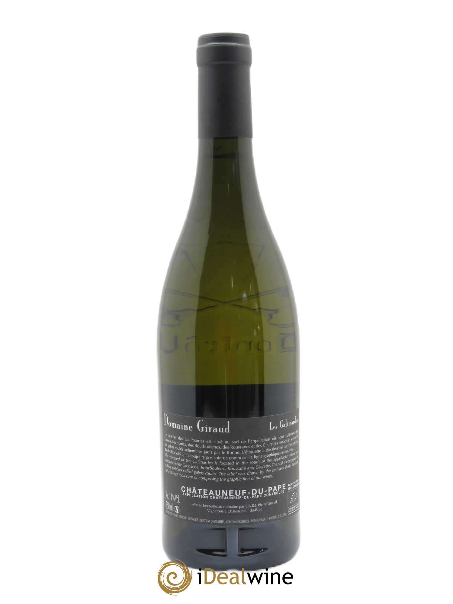 Châteauneuf-du-Pape Les Gallimardes Giraud (Domaine) 2020 - Lot de 1 bouteille - 1
