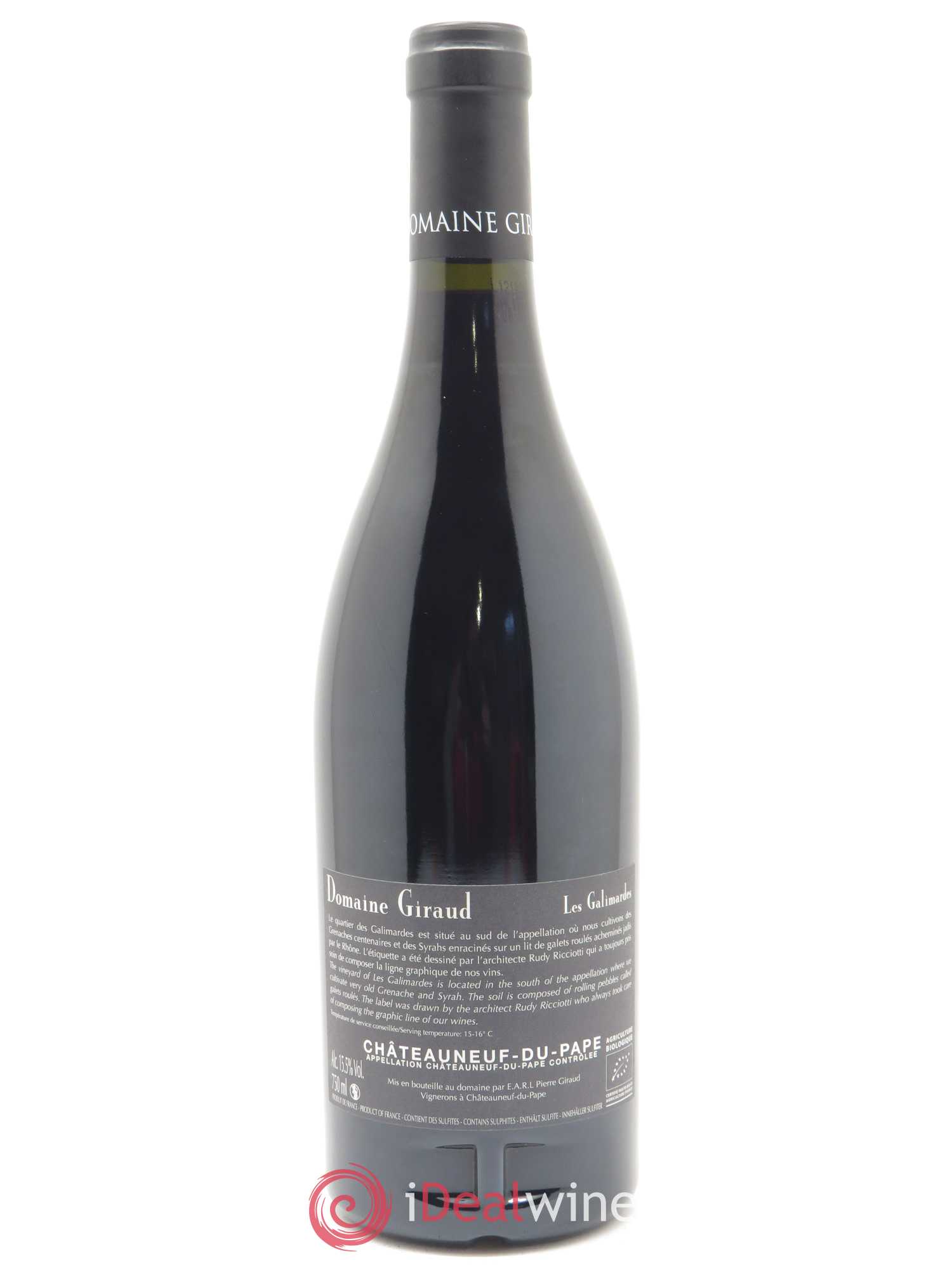 Châteauneuf-du-Pape Les Gallimardes Giraud (Domaine) 2017 - Lot de 1 bouteille - 1