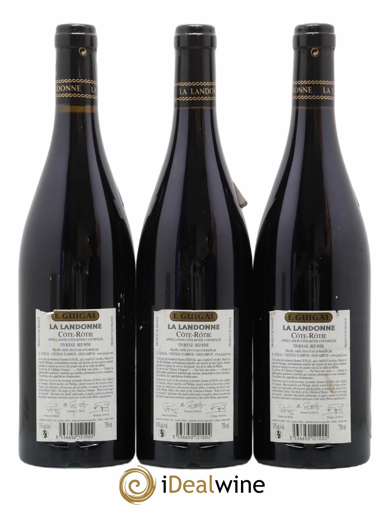 Côte-Rôtie La Landonne Guigal 2006 - Lot de 3 bouteilles - 1