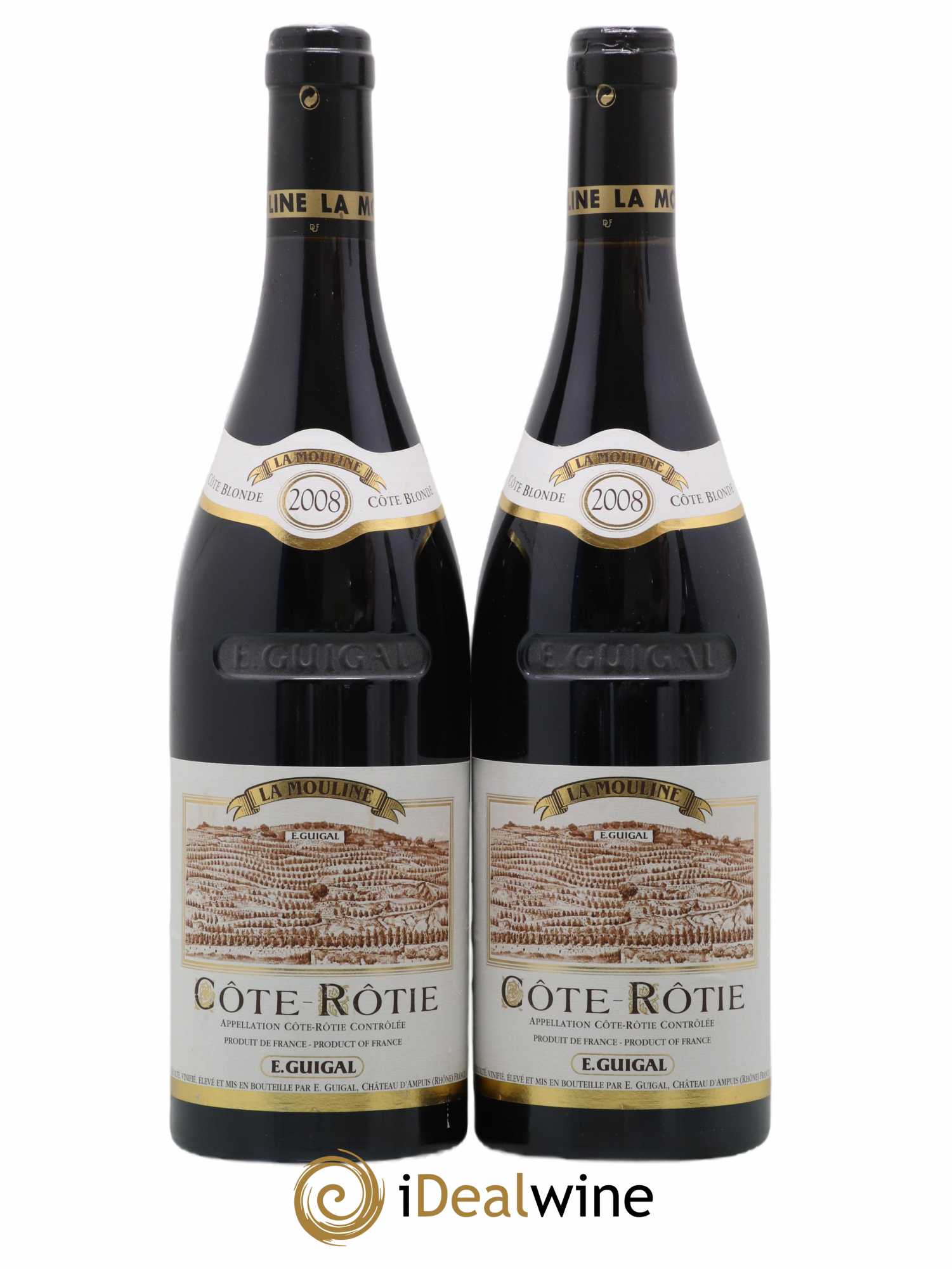 Côte-Rôtie La Mouline Guigal 2008 - Lot de 2 bouteilles - 0
