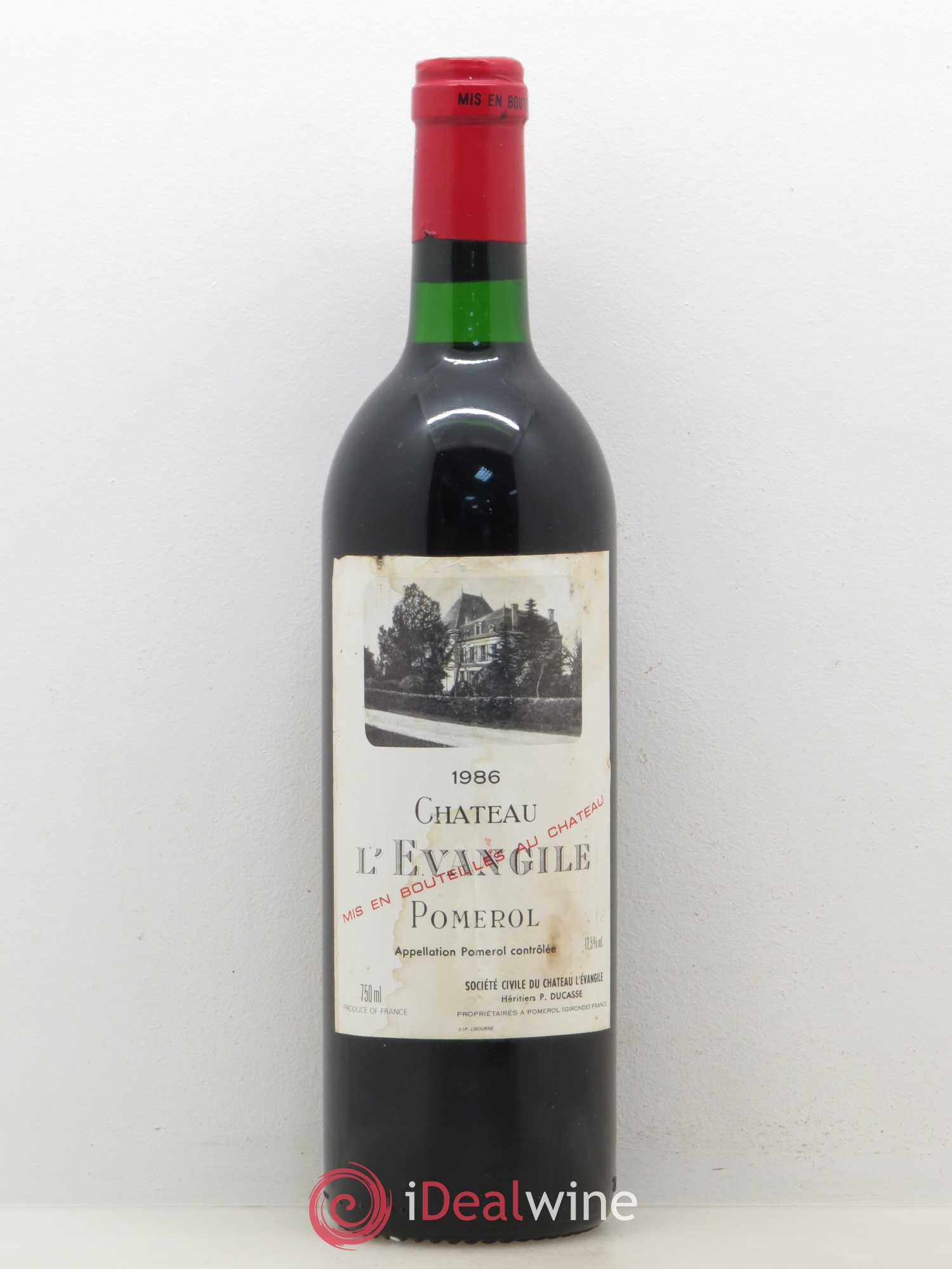Château l' Évangile 1986 - Lot de 1 bouteille - 0