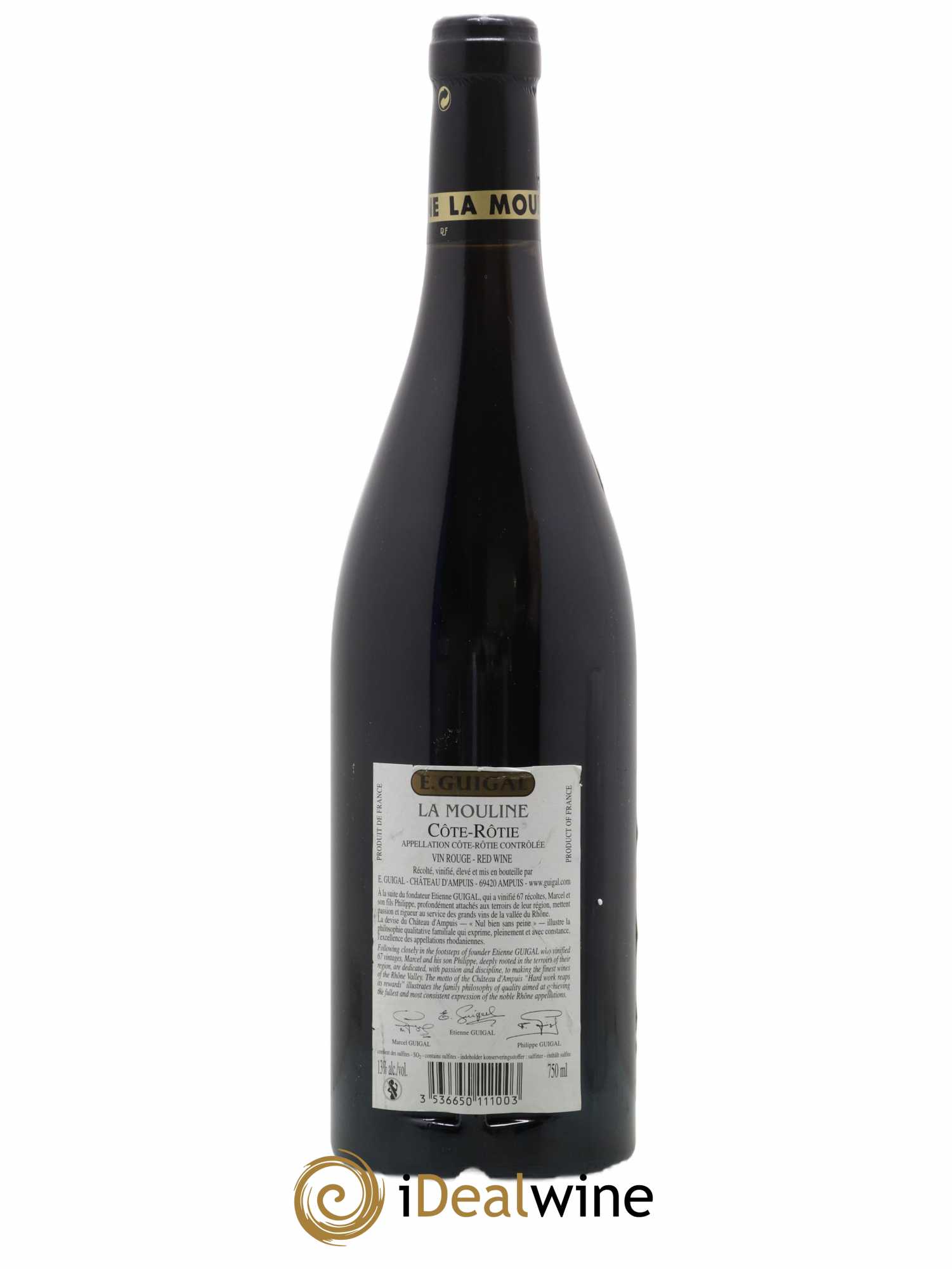 Côte-Rôtie La Mouline Guigal 2004 - Lot de 1 bouteille - 1