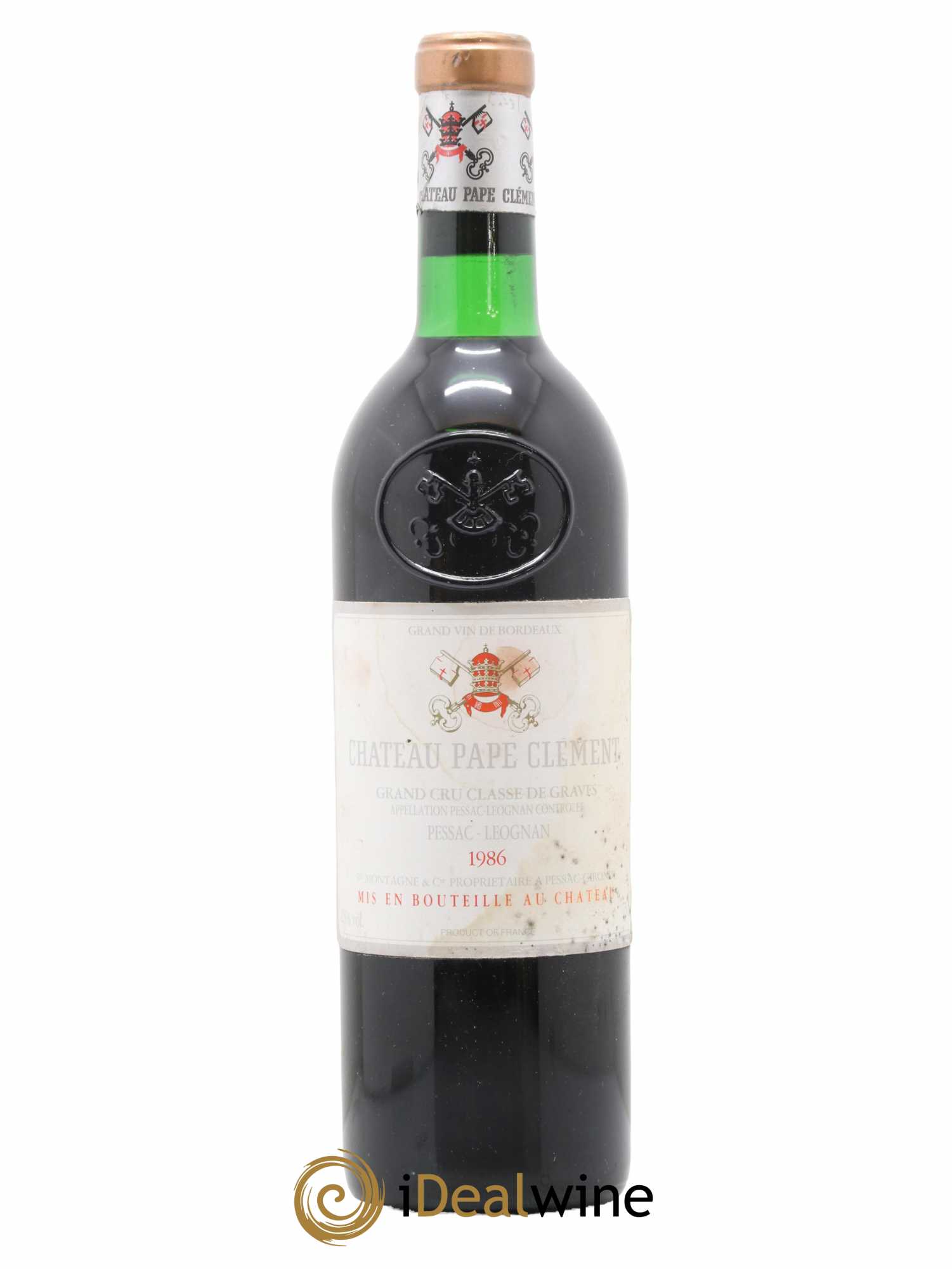 Château Pape Clément Cru Classé de Graves 1986 - Lot de 1 bouteille - 0