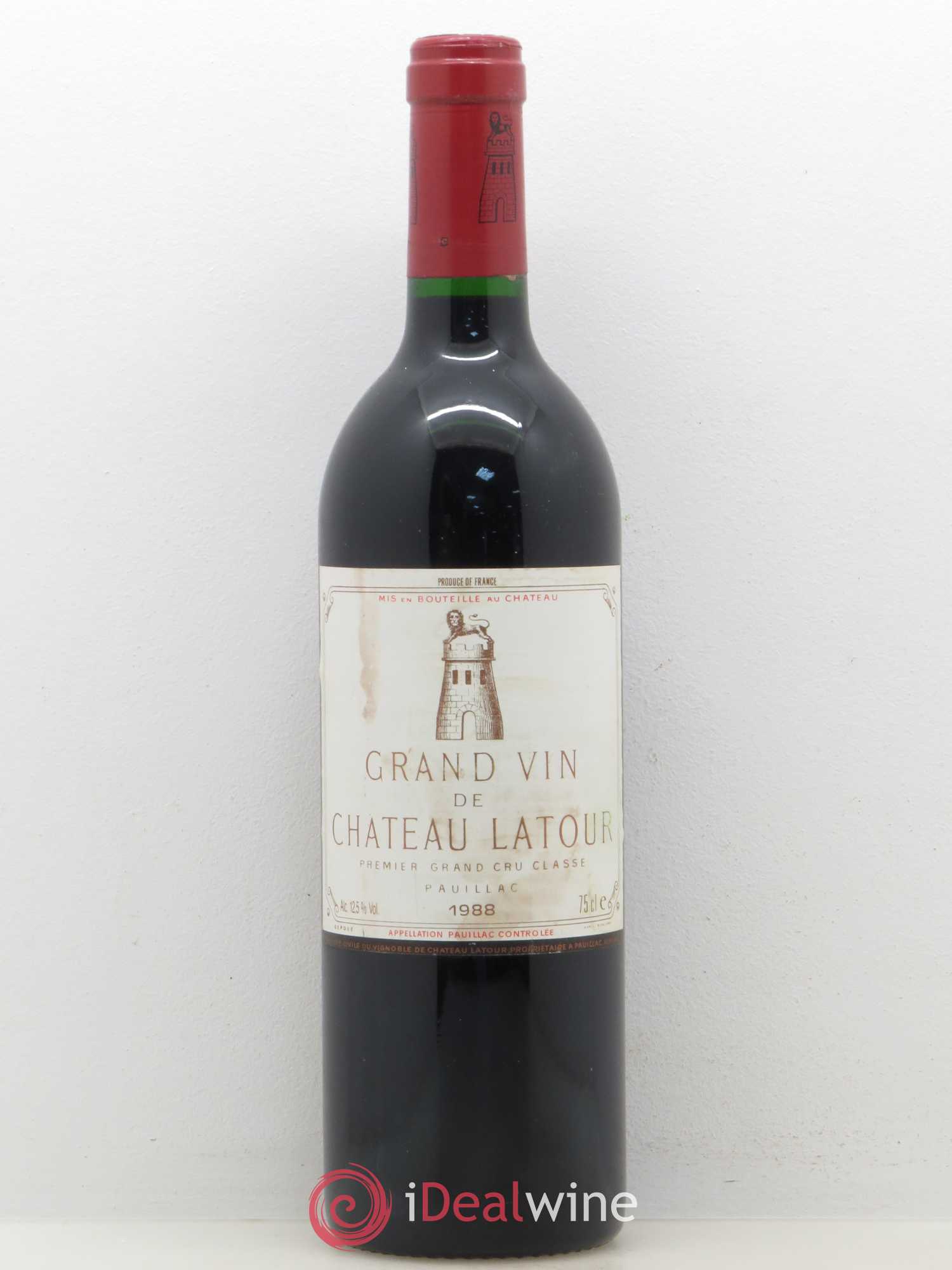 Château Latour 1er Grand Cru Classé 1988 - Lot de 1 bouteille - 0