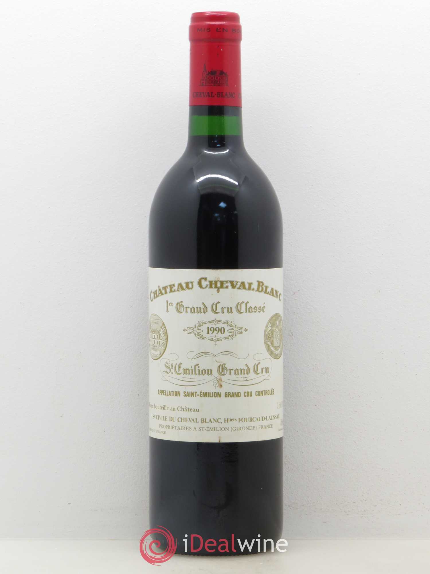 Château Cheval Blanc 1er Grand Cru Classé A 1990 - Lot de 1 bouteille - 0