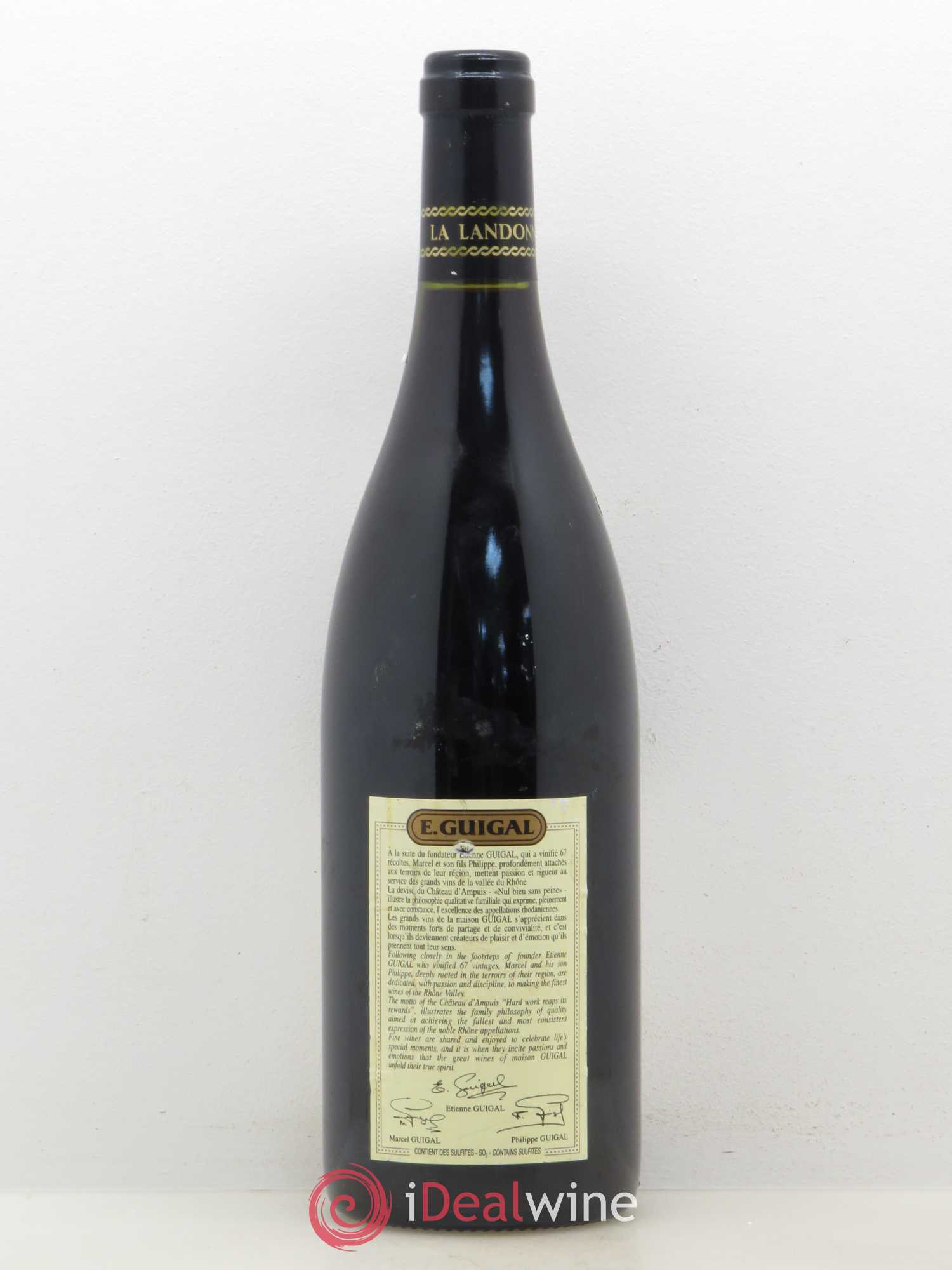 Côte-Rôtie La Landonne Guigal 2003 - Lot de 1 bouteille - 1