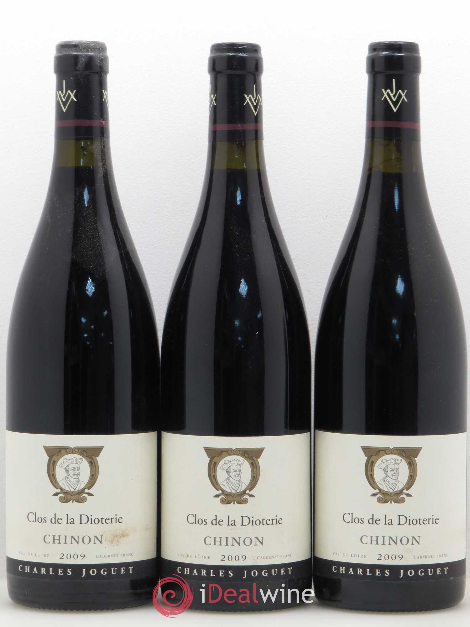 Chinon Clos de La Dioterie Charles Joguet 2009 - Lot de 3 bouteilles - 0