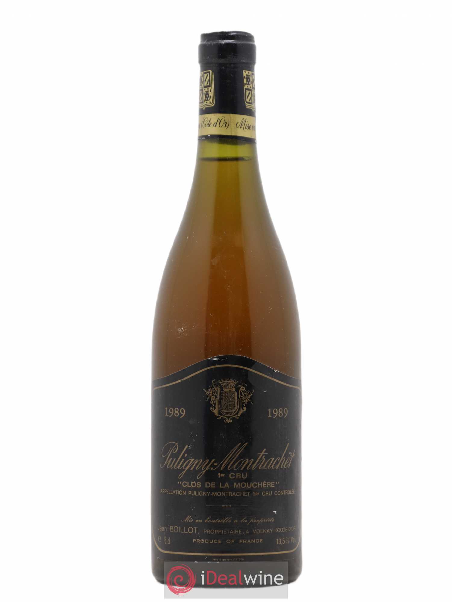 Puligny-Montrachet 1er Cru Clos de la Mouchère Jean Boillot 1989 - Lotto di 1 bottiglia - 0