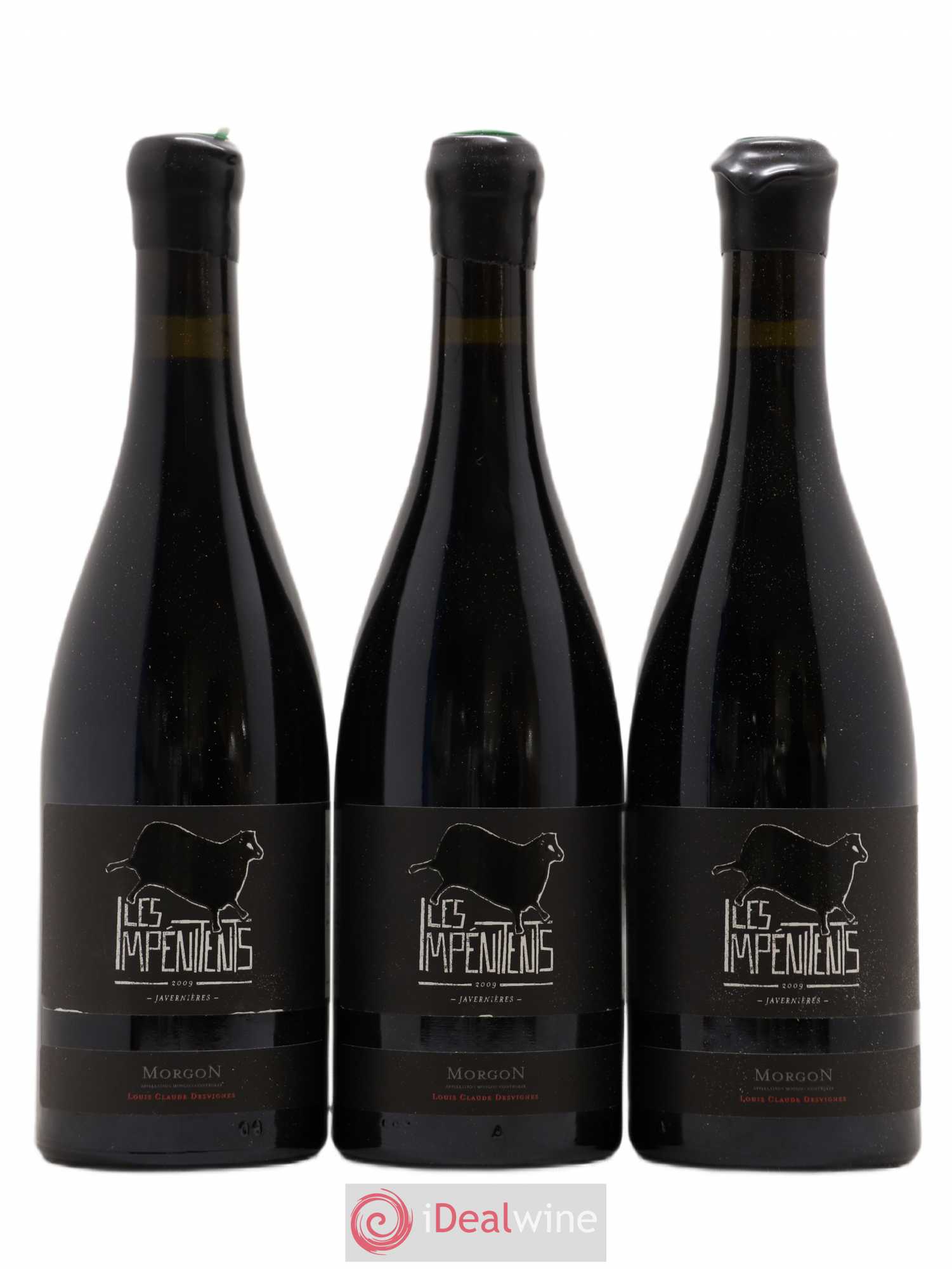 Morgon Javernières Les Impénitents Louis-Claude Desvignes 2009 - Lot de 3 bouteilles - 0