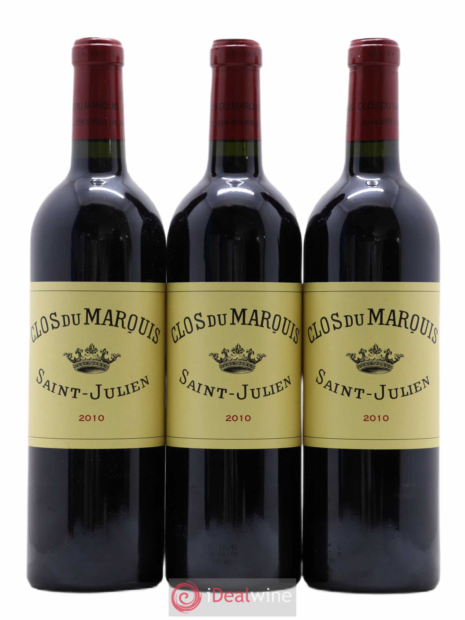 Clos du Marquis 2010 - Lot de 3 bouteilles - 0