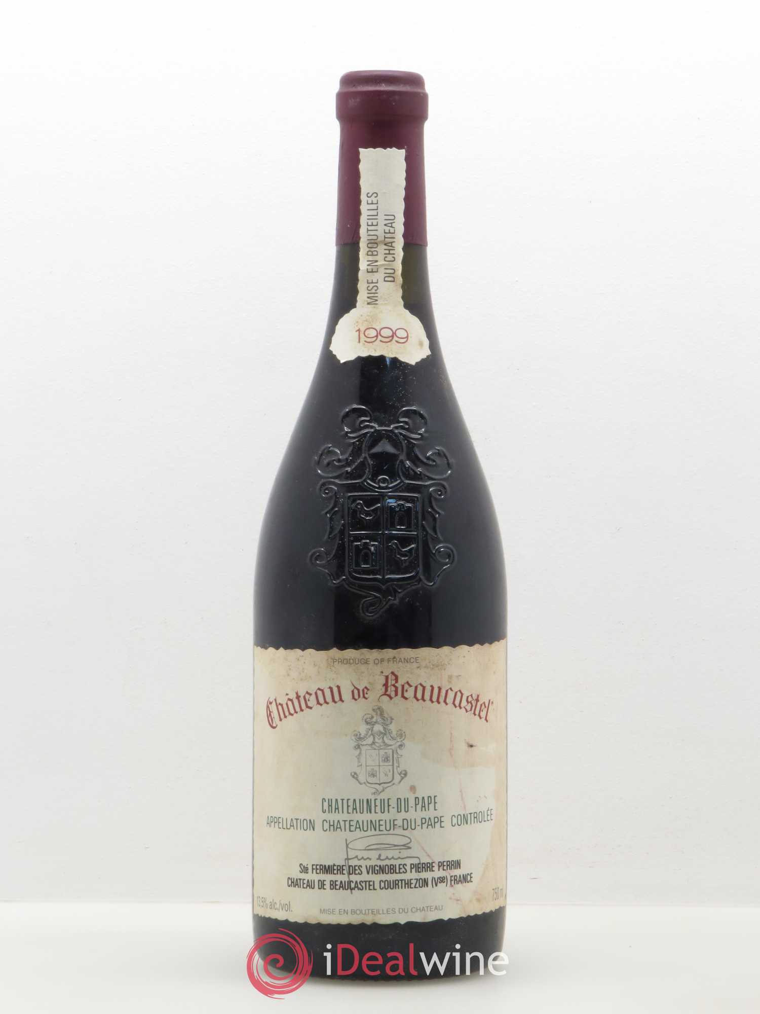 Châteauneuf-du-Pape Château de Beaucastel Famille Perrin 1999 - Lot de 1 bouteille - 0