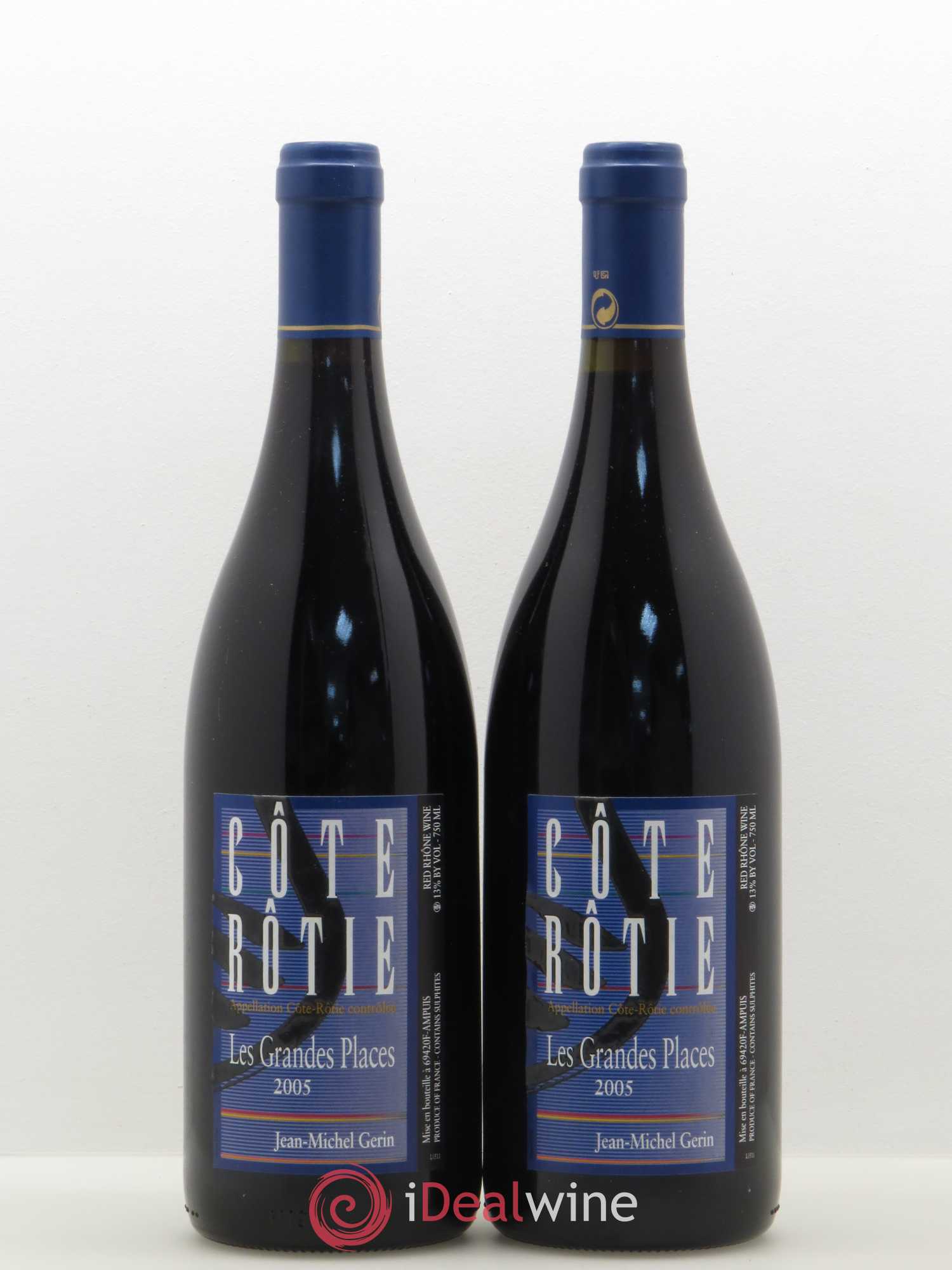 Côte-Rôtie Les Grandes Places Jean-Michel Gerin 2005 - Lot de 2 bouteilles - 0