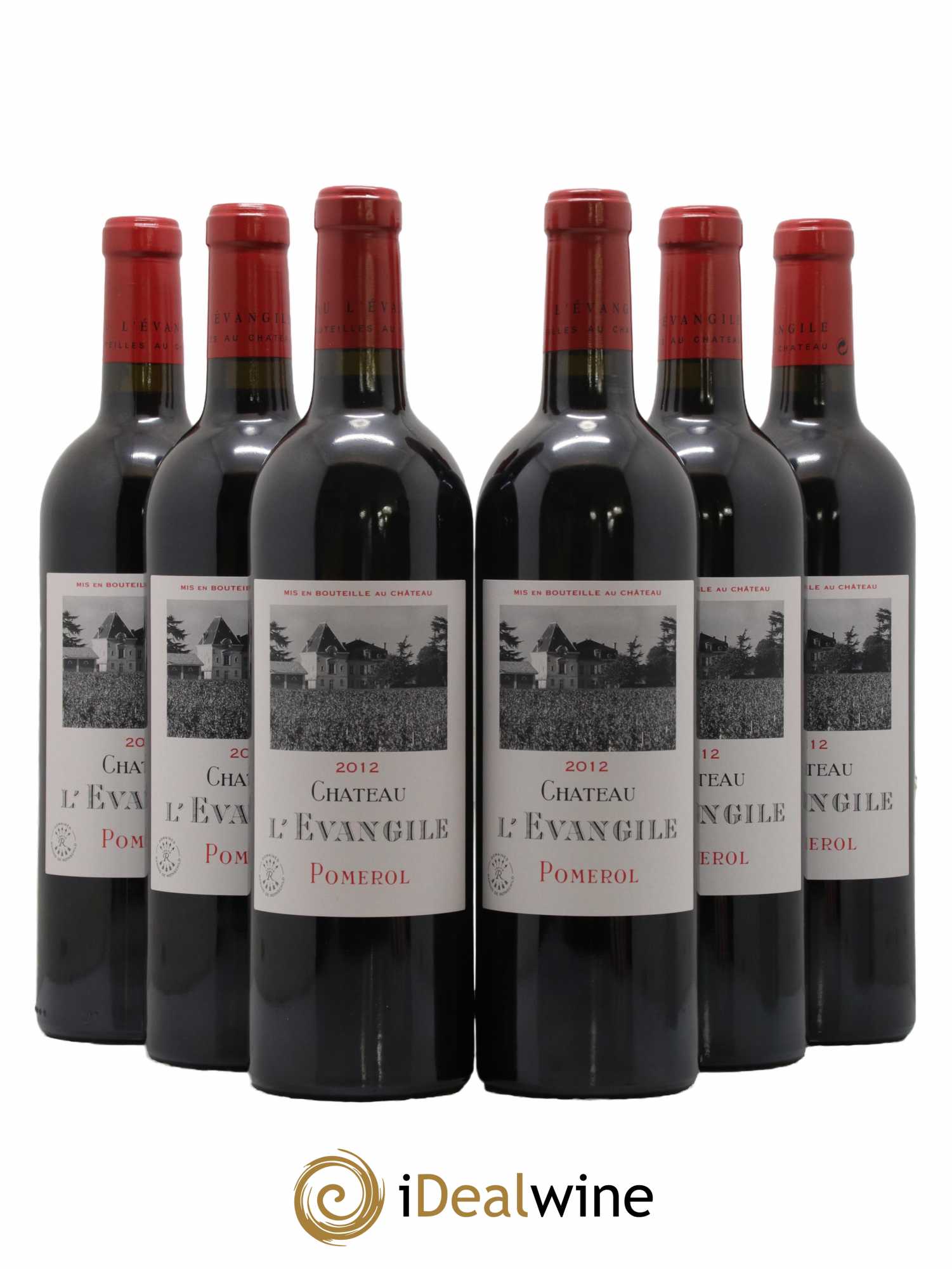 Château l' Évangile 2012 - Lot de 6 bouteilles - 0