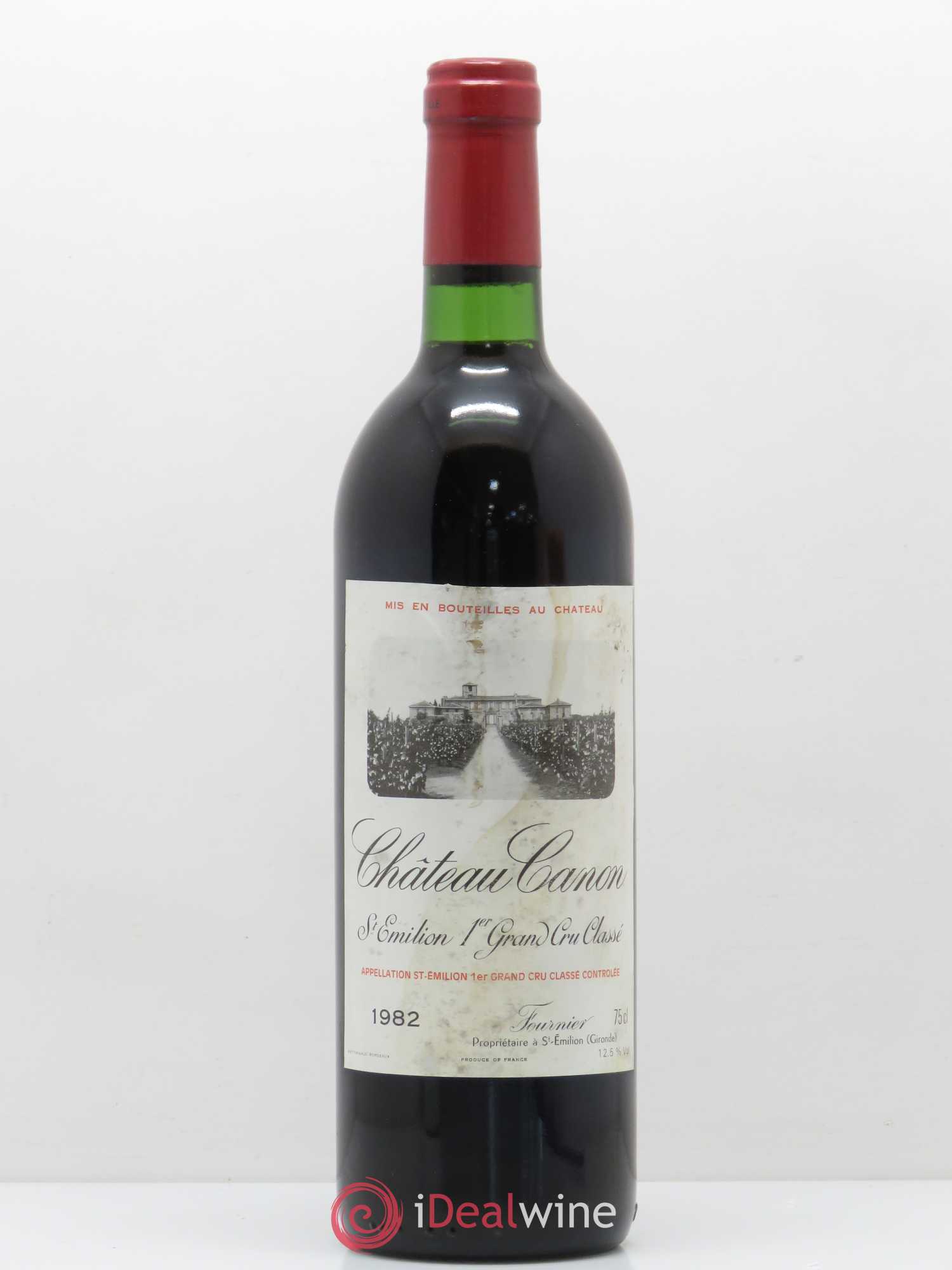 Château Canon 1er Grand Cru Classé B 1982 - Lot de 1 bouteille - 0