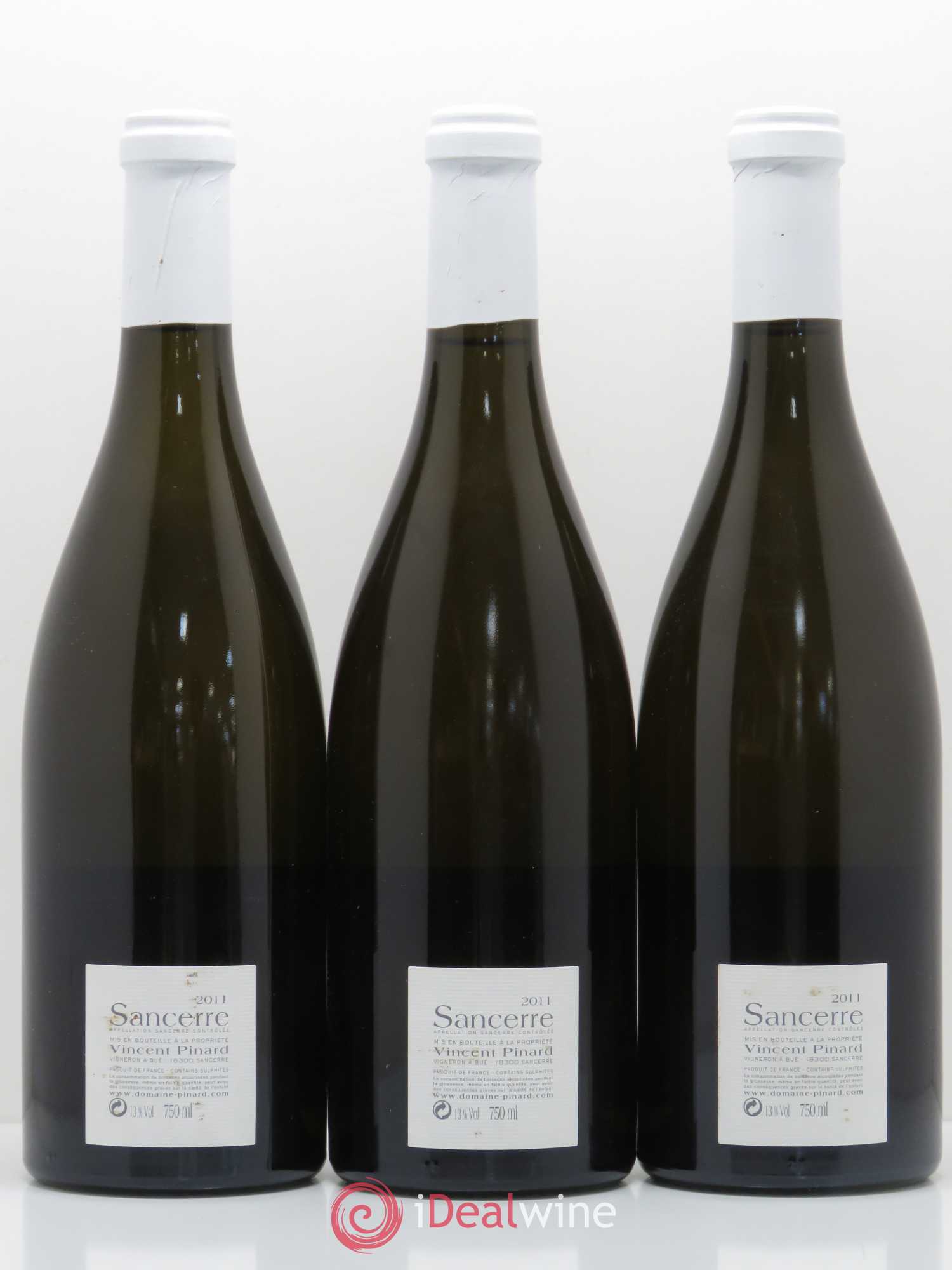 Sancerre Petit Chemarin Vincent Pinard 2011 - Lot de 3 bouteilles - 1