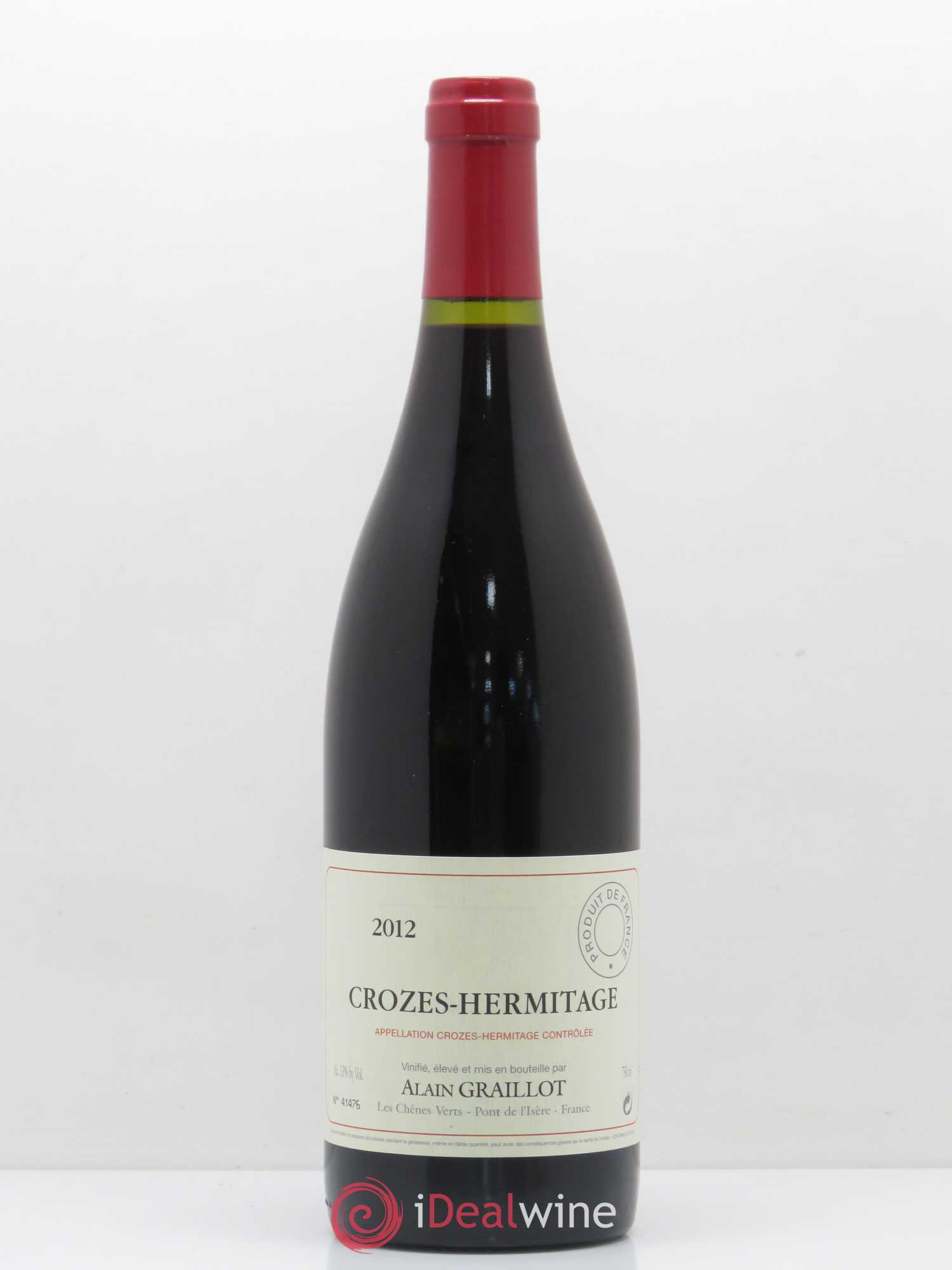 Crozes-Hermitage Domaine Graillot 2012 - Lot de 1 bouteille - 0