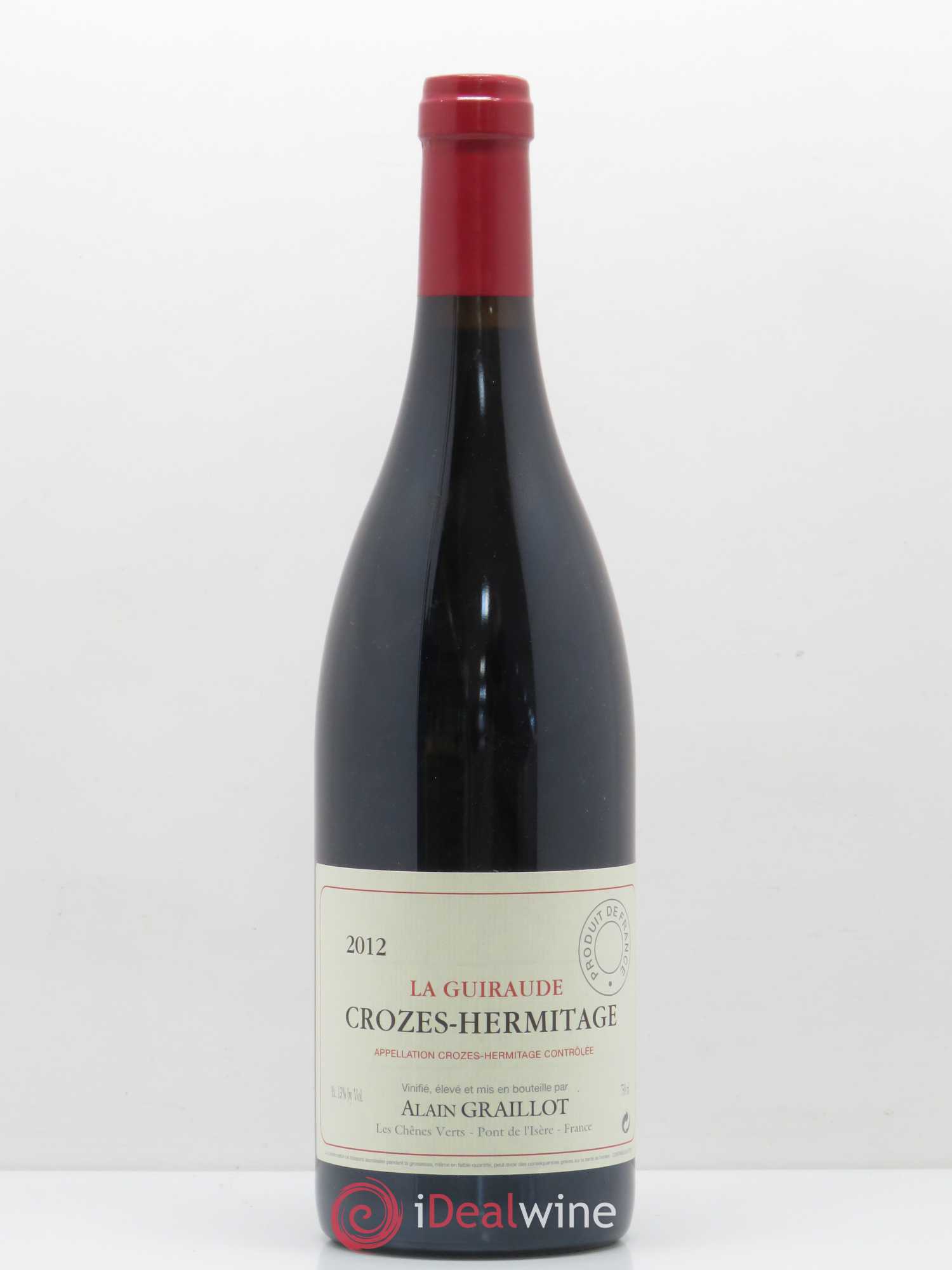 Crozes-Hermitage La Guiraude Domaine Graillot 2012 - Lot de 1 bouteille - 0
