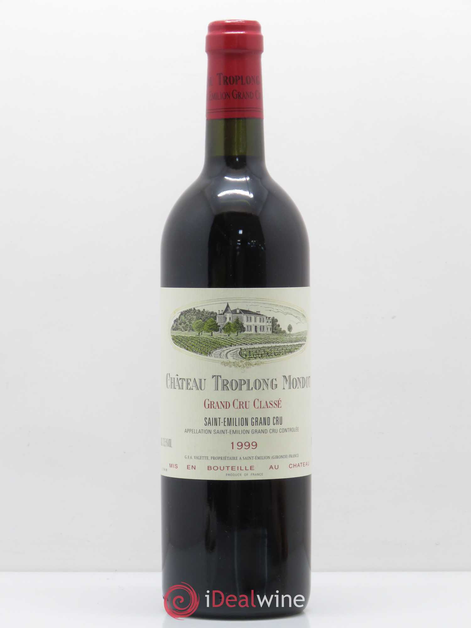 Château Troplong Mondot 1er Grand Cru Classé B 1999 - Lot de 1 bouteille - 0