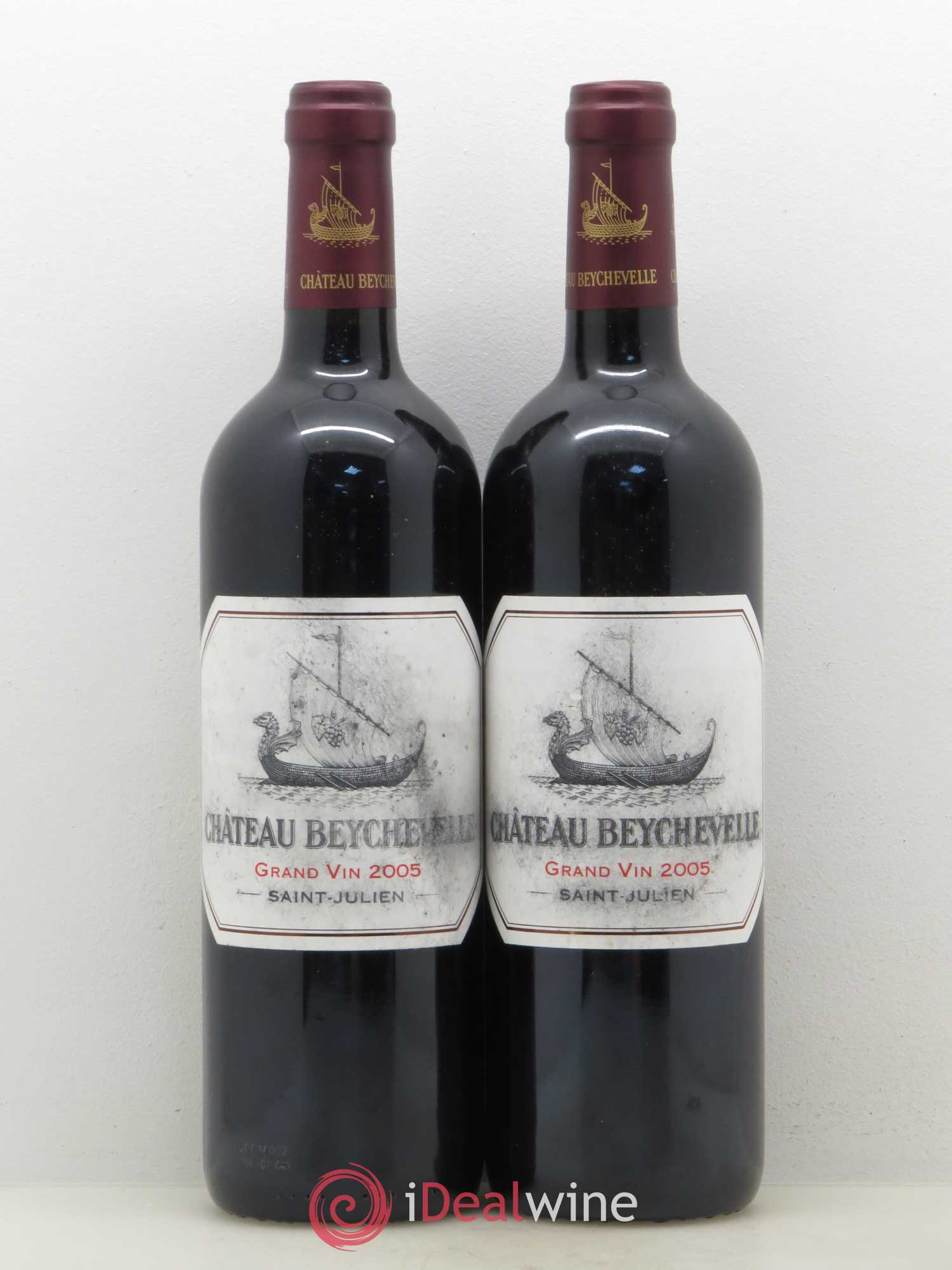Château Beychevelle 4ème Grand Cru Classé 2005 - Lot de 2 bouteilles - 0
