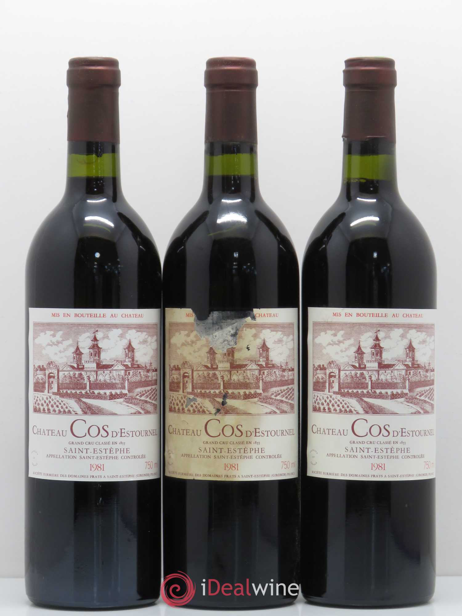 Cos d'Estournel 2ème Grand Cru Classé 1981 - Lot de 12 bouteilles - 1