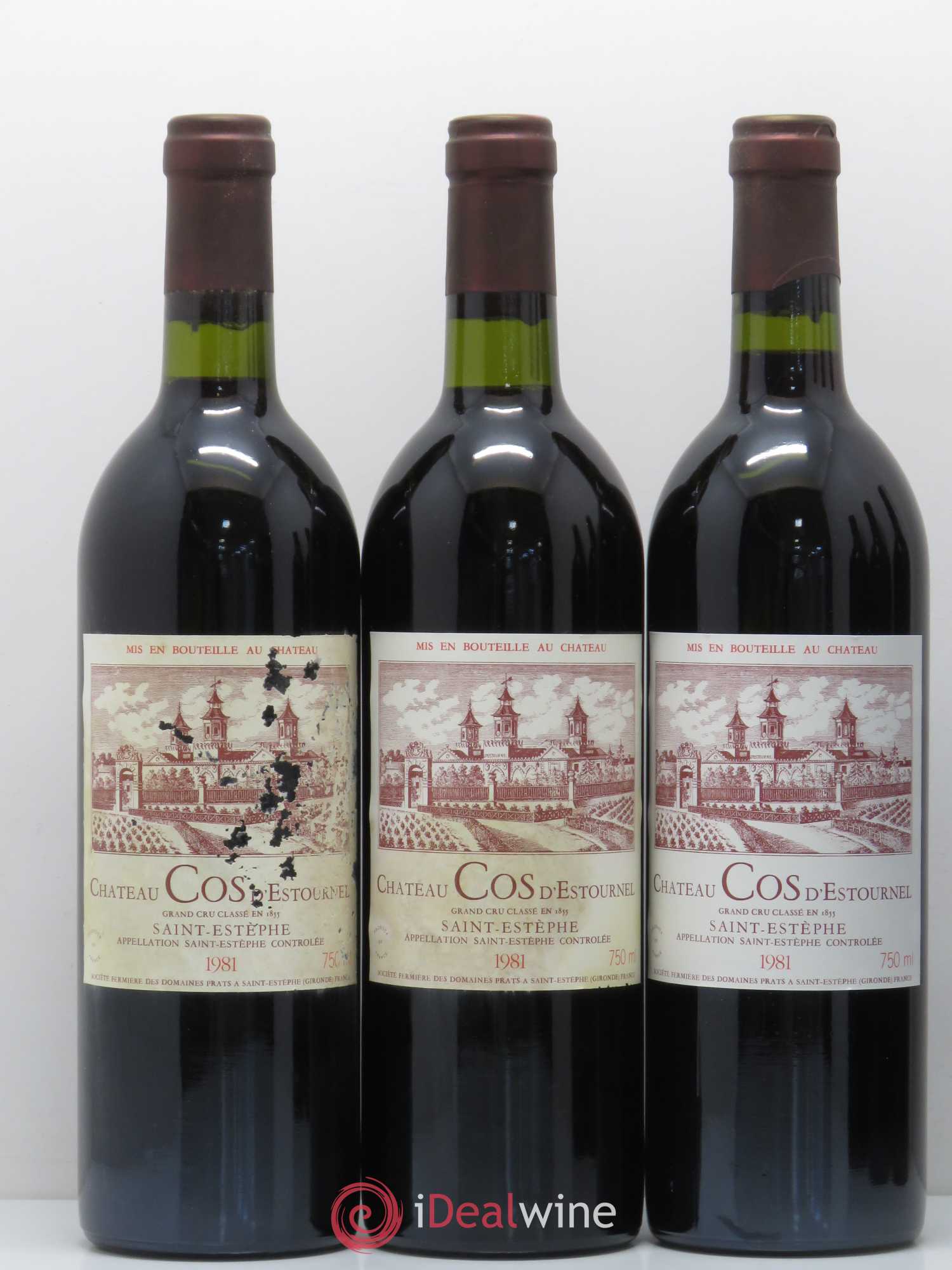 Cos d'Estournel 2ème Grand Cru Classé 1981 - Lot de 6 bouteilles - 1