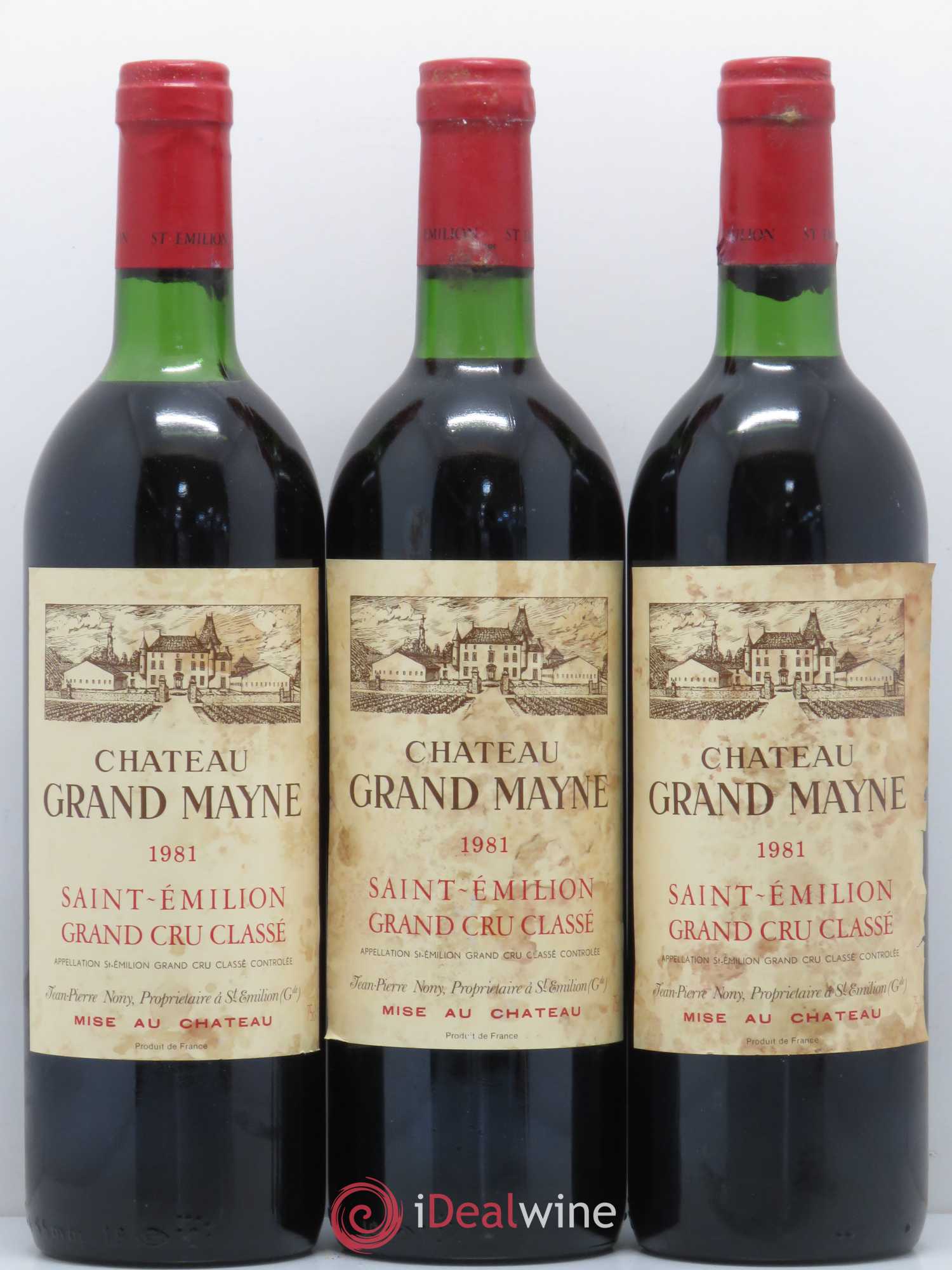Château Grand Mayne Grand Cru Classé 1981 - Lot de 12 bouteilles - 3
