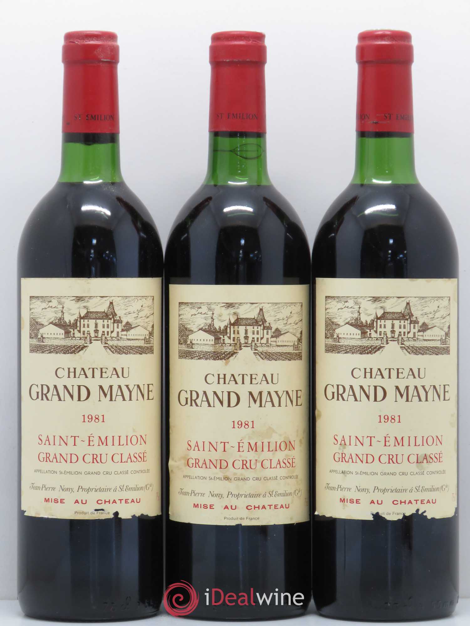 Château Grand Mayne Grand Cru Classé 1981 - Lot de 12 bouteilles - 4