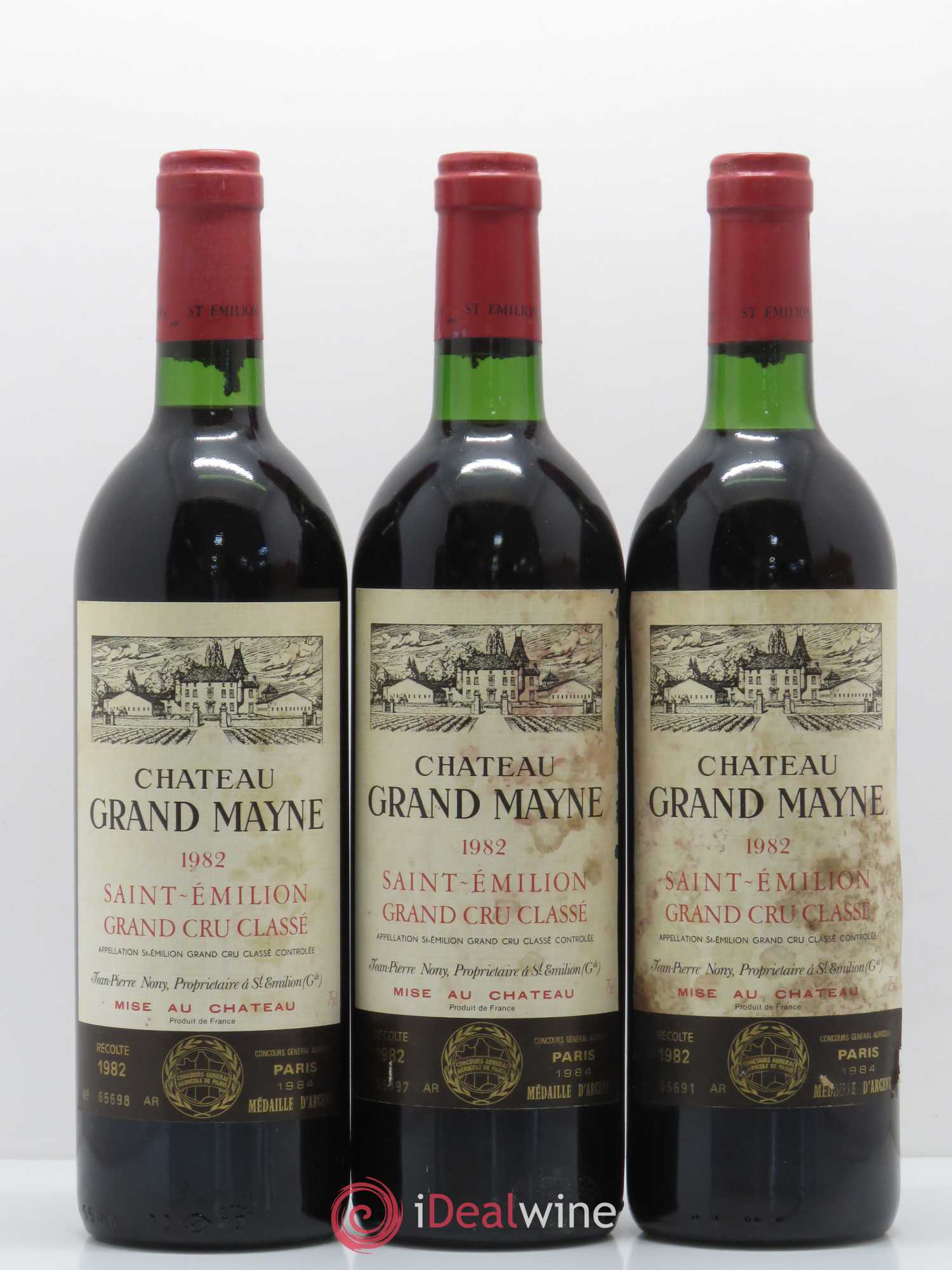 Château Grand Mayne Grand Cru Classé 1982 - Lot de 12 bouteilles - 2