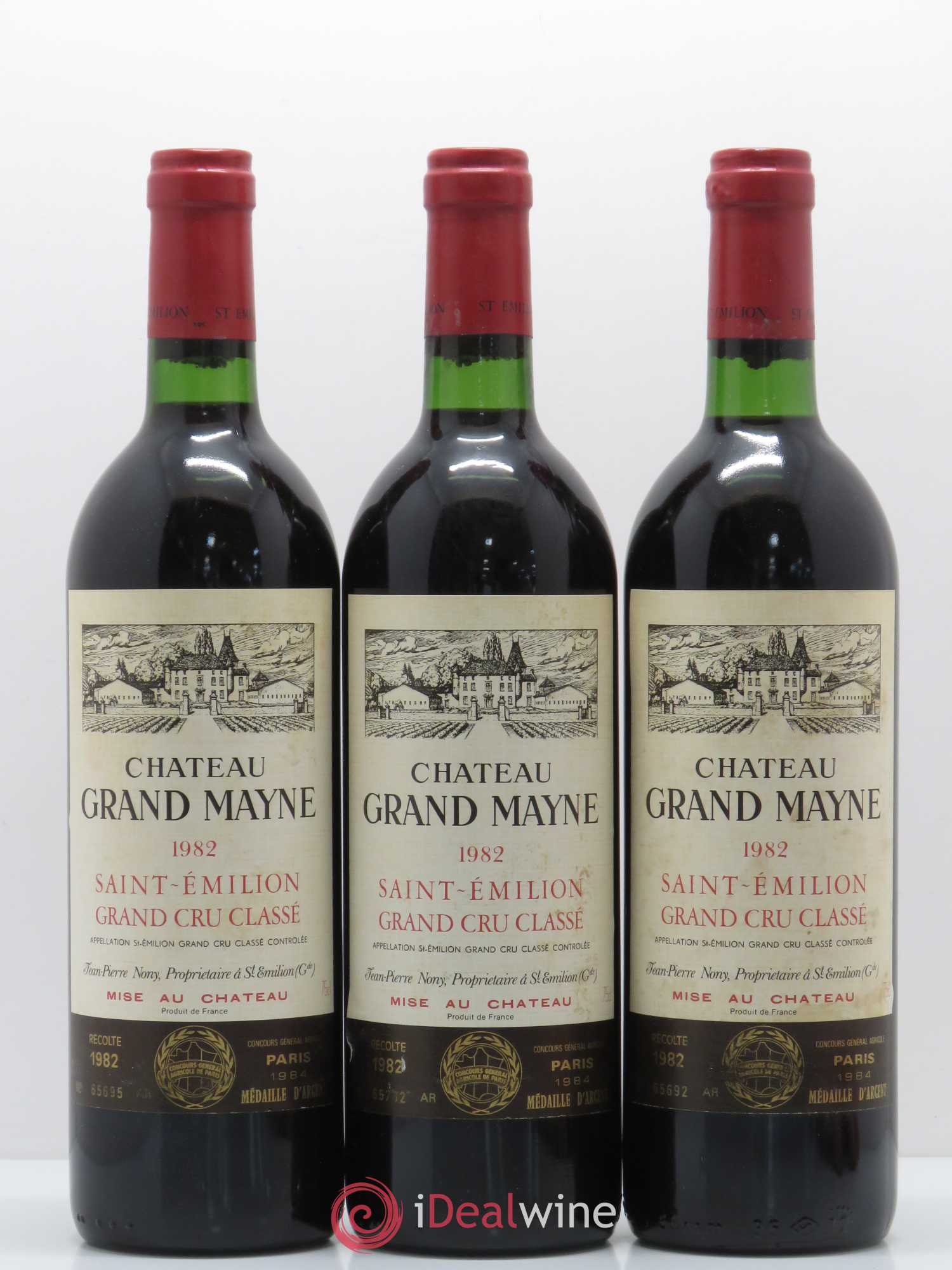 Château Grand Mayne Grand Cru Classé 1982 - Lot de 12 bouteilles - 3